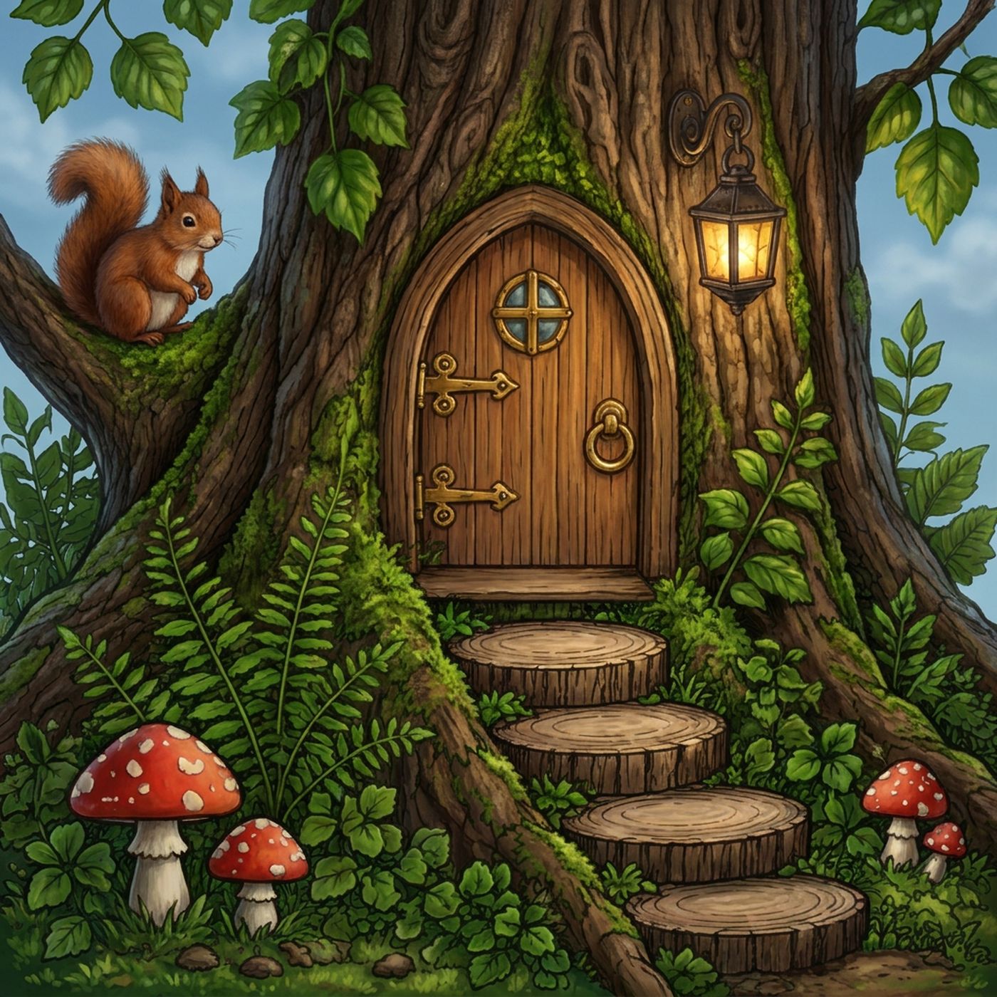 Full-colour reference for Fairy Tree Door