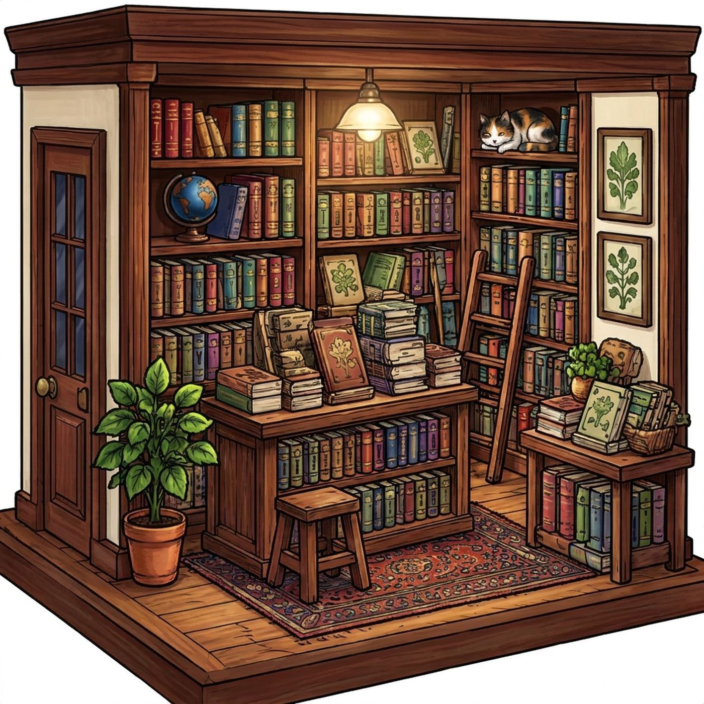 Full-colour reference for Little Bookshop