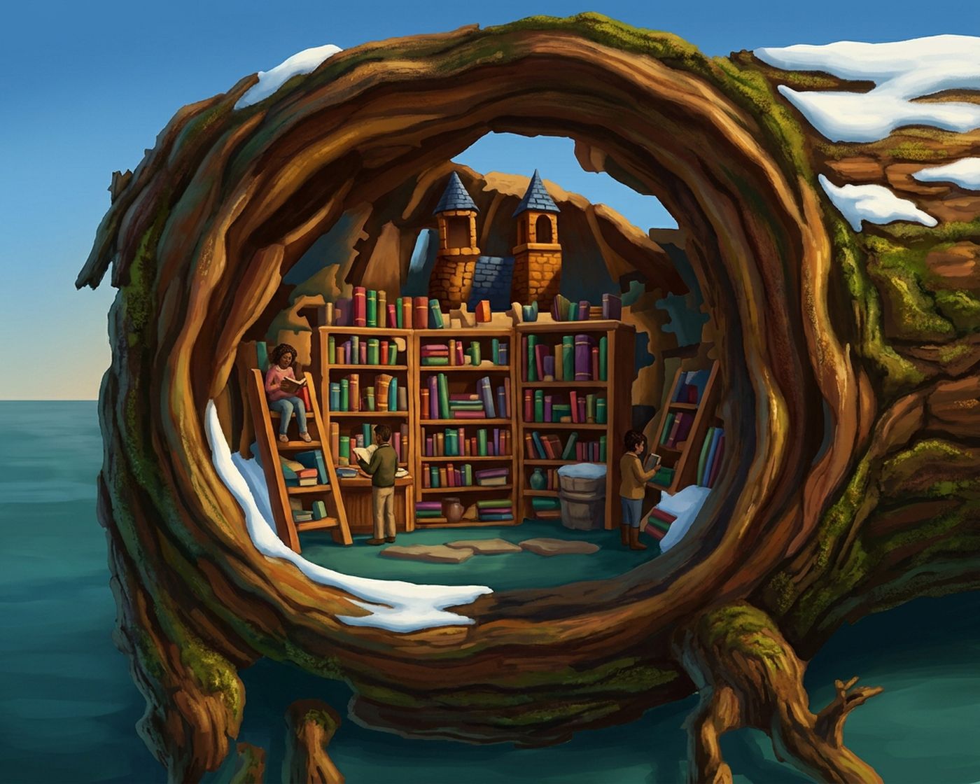 Full-colour reference for Hollow Log Bookshop