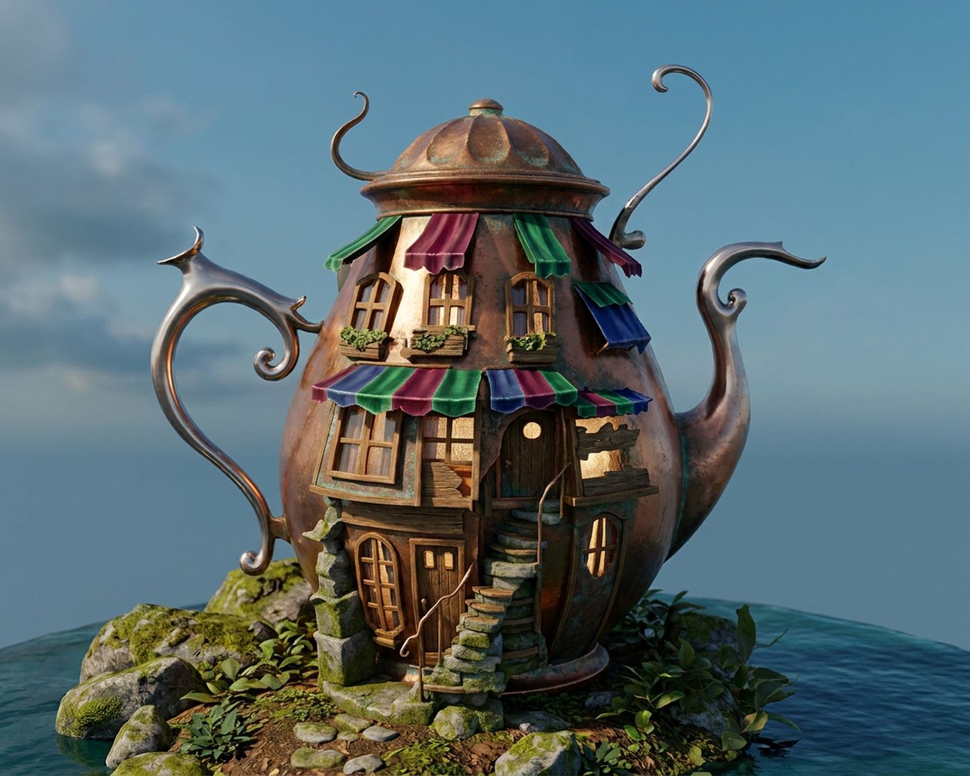 Full-colour reference for Teapot Bakery
