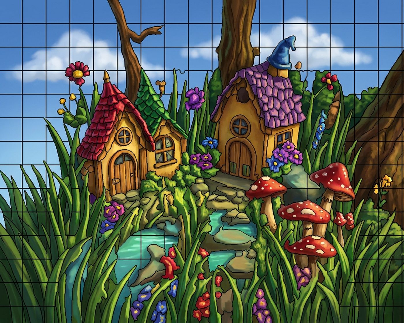 Full-colour reference for Gnome Garden