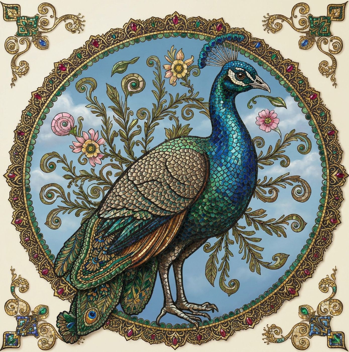 Full-colour reference for Mosaic Garden 1