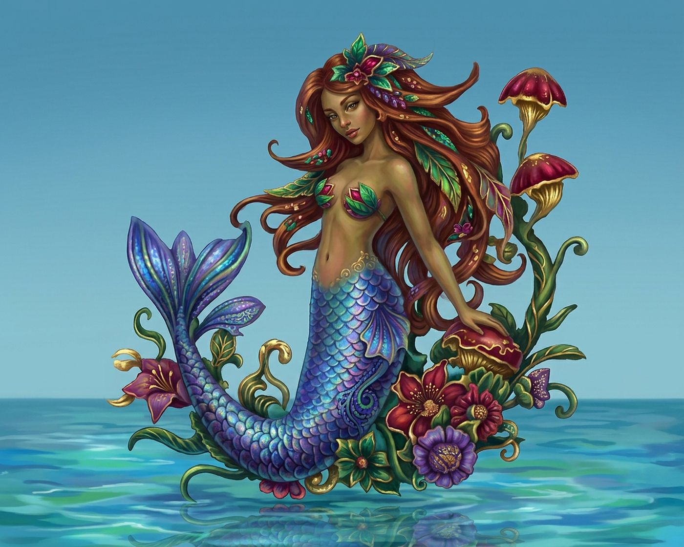 Full-colour reference for Ornate Mermaid