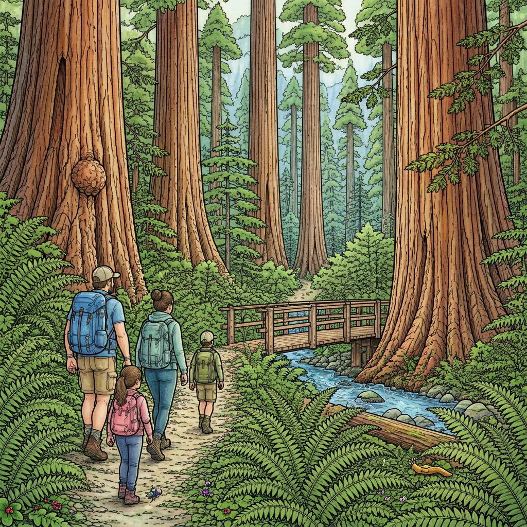 Full-colour reference for Redwood Coast Redwoods