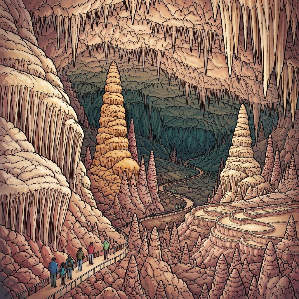 Full-colour reference for Carlsbad Caverns