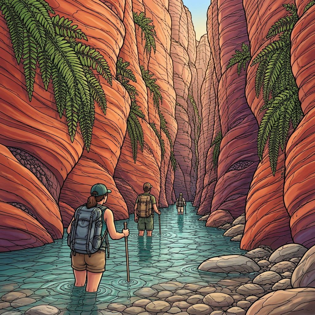 Full-colour reference for Zion Narrows