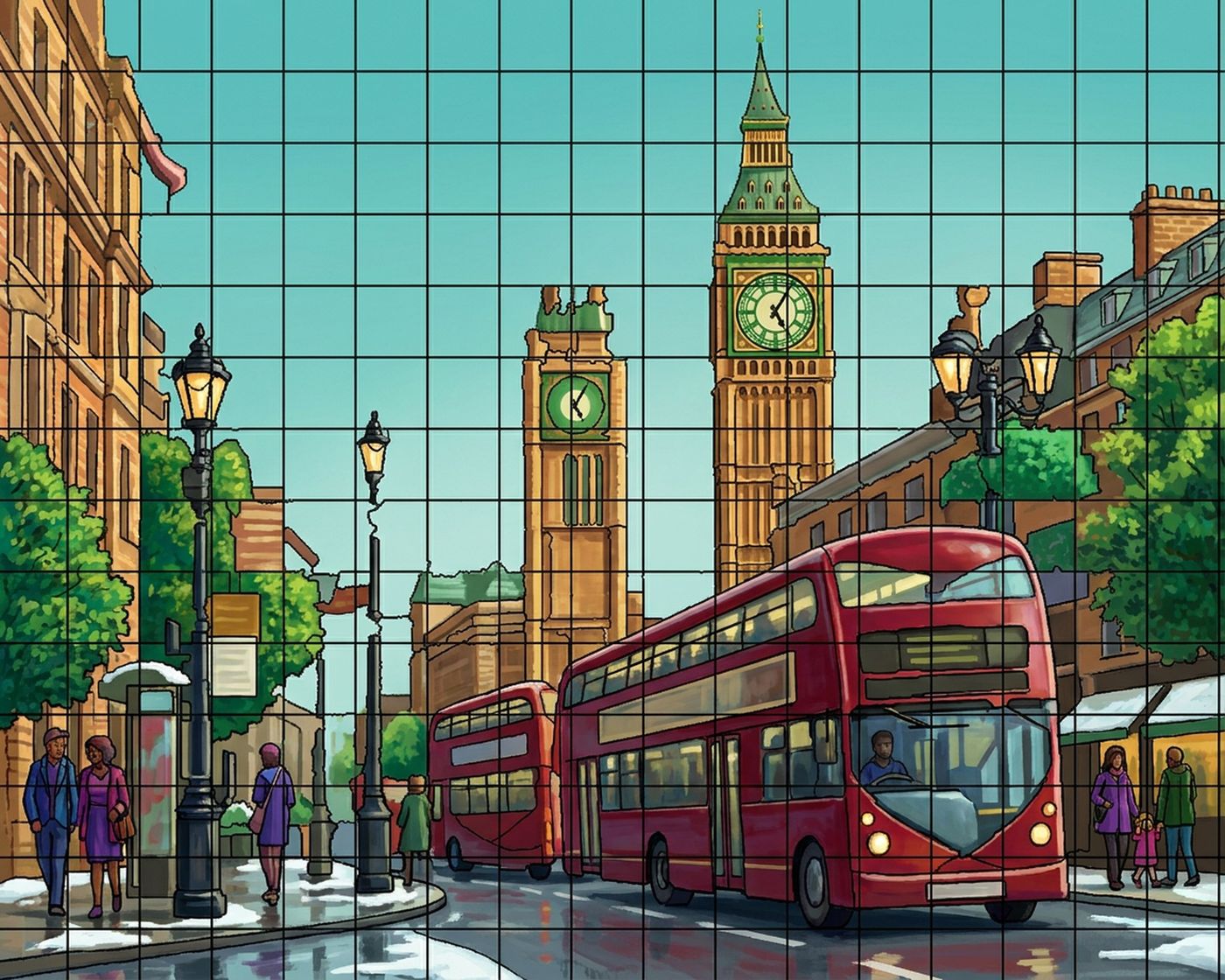 Full-colour reference for London Corner