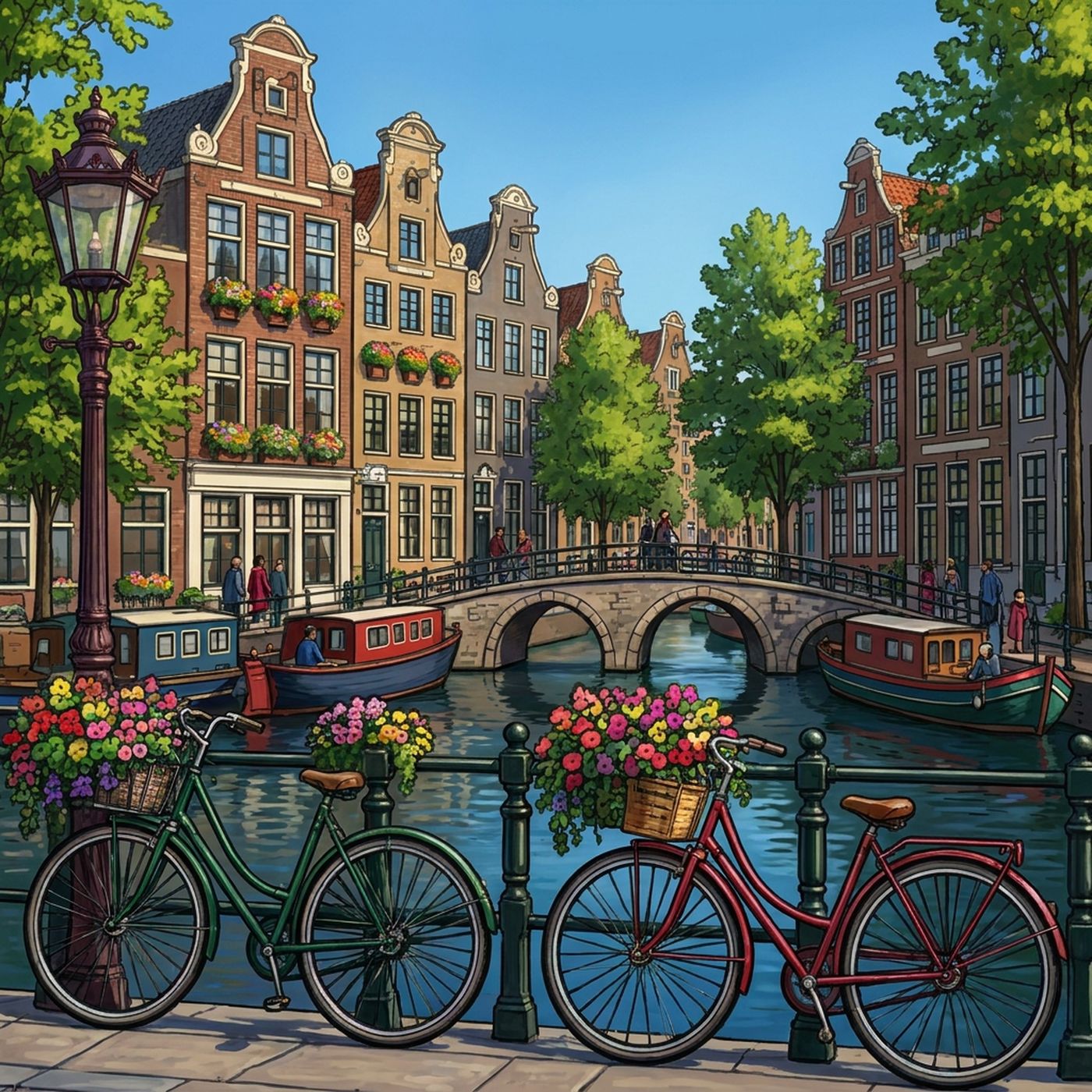 Full-colour reference for Amsterdam Canal Bikes