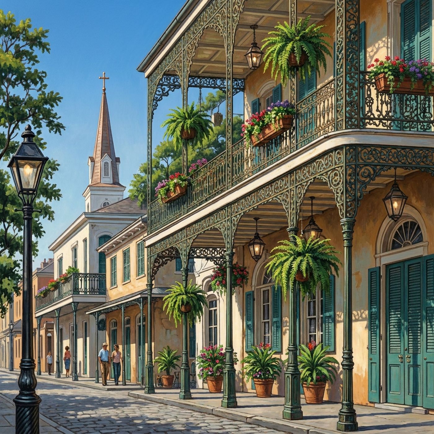 Full-colour reference for New Orleans Balconies