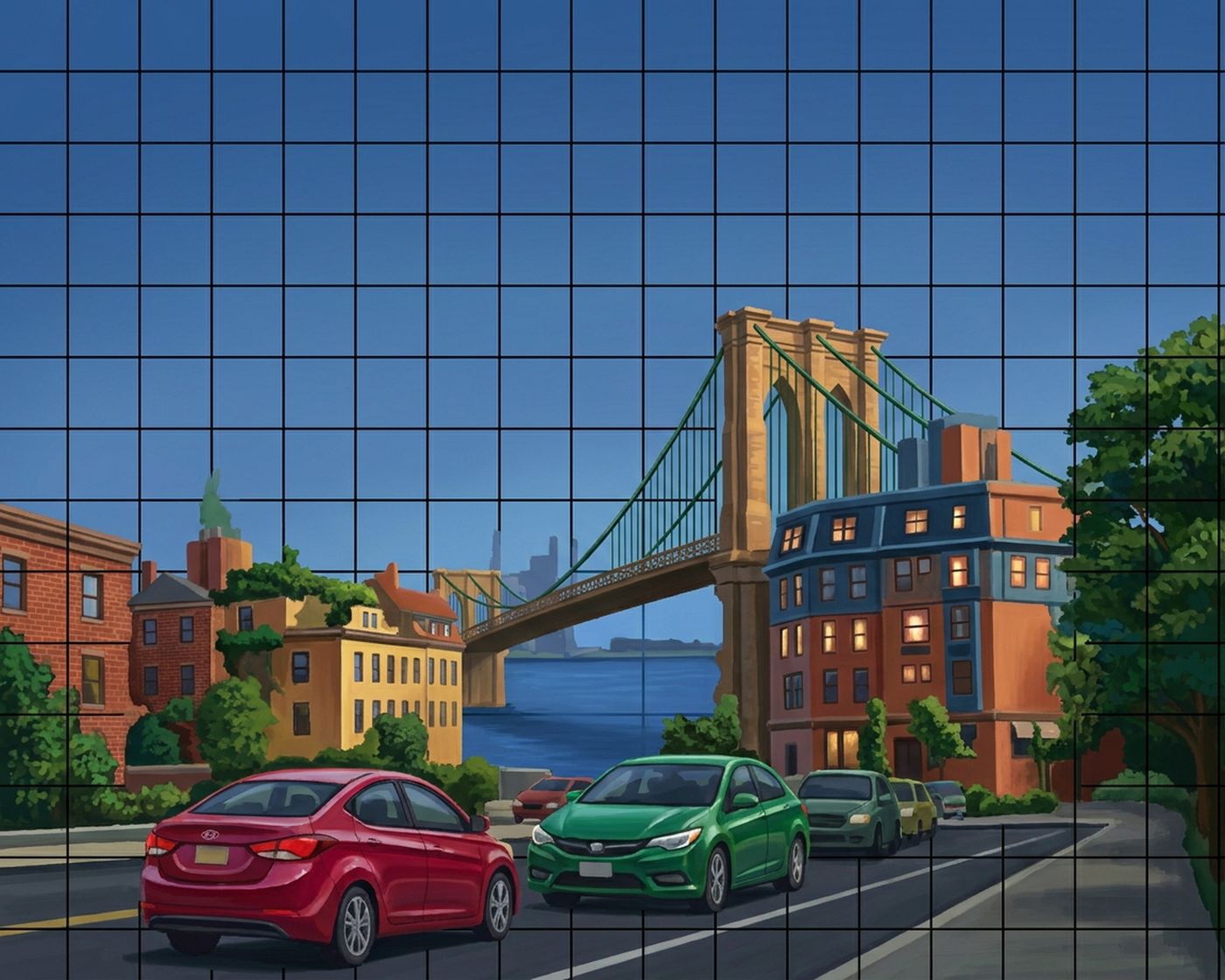Full-colour reference for City Bridge