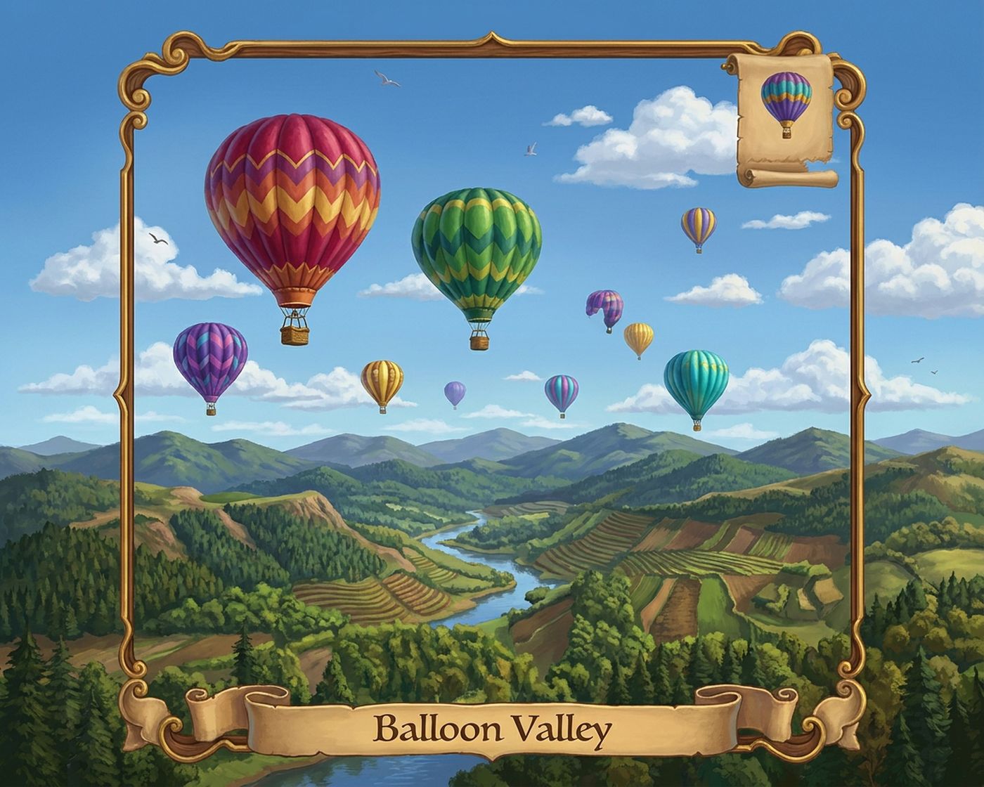 Full-colour reference for Balloon Valley