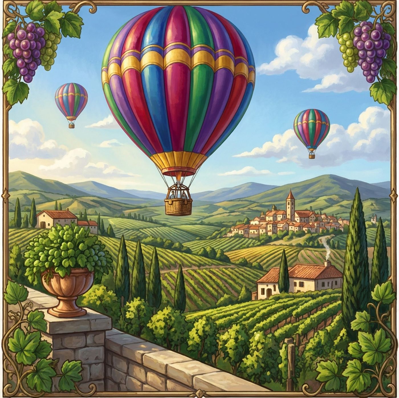 Full-colour reference for Balloons Over Vineyards