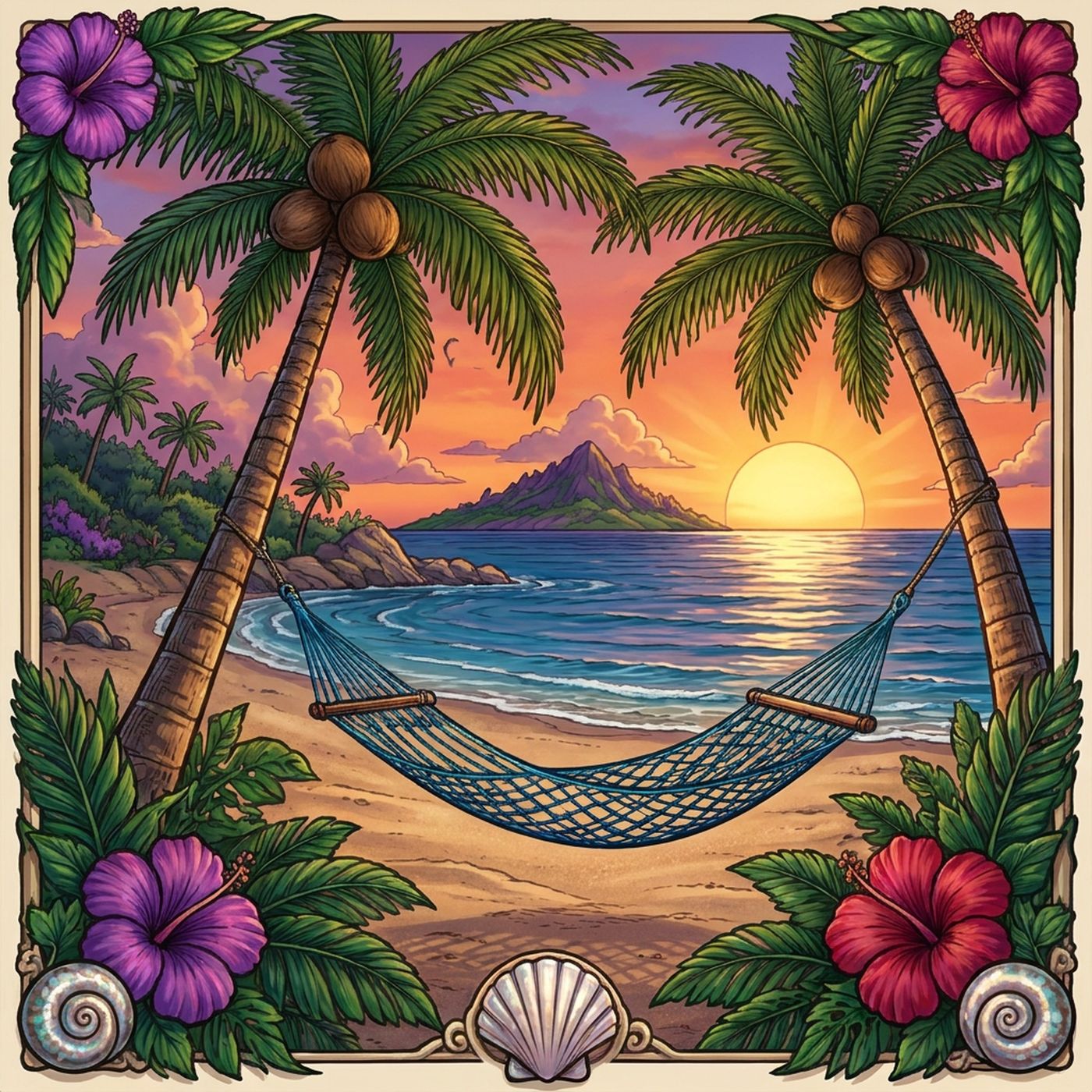Full-colour reference for Island Hammock