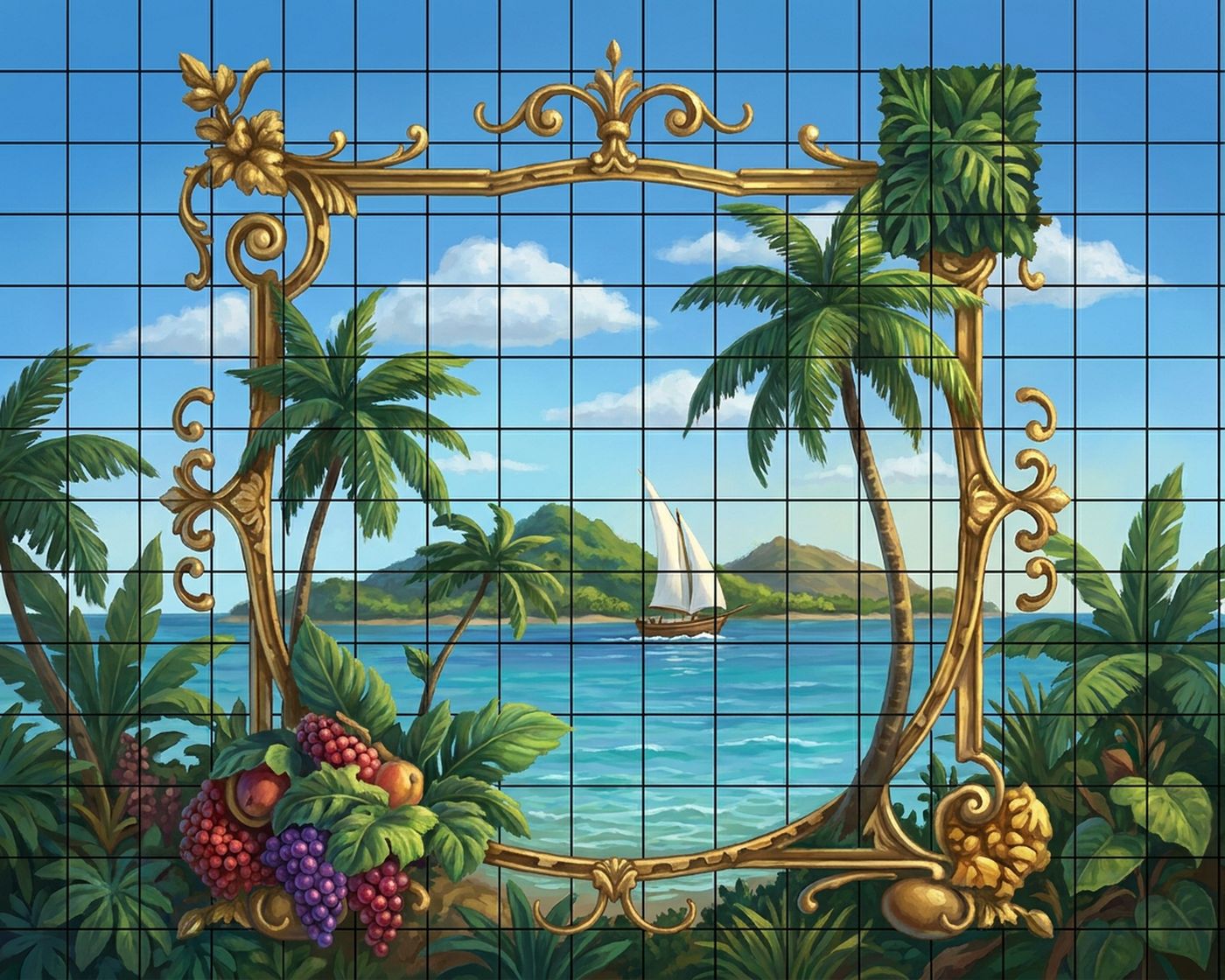 Full-colour reference for Island Sail