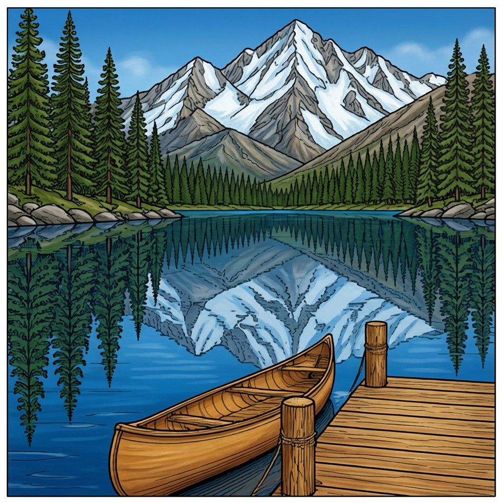 Full-colour reference for Mountain Lake