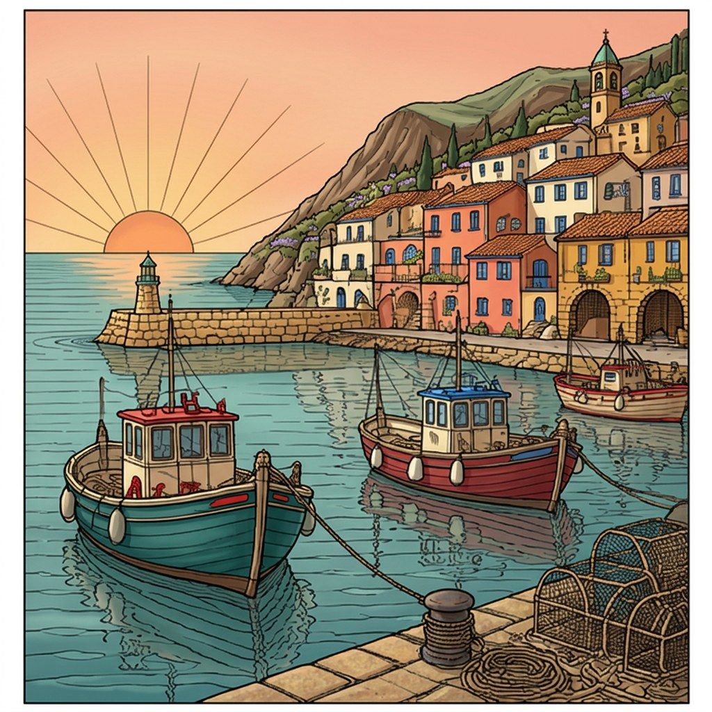 Full-colour reference for Coastal Harbor Town