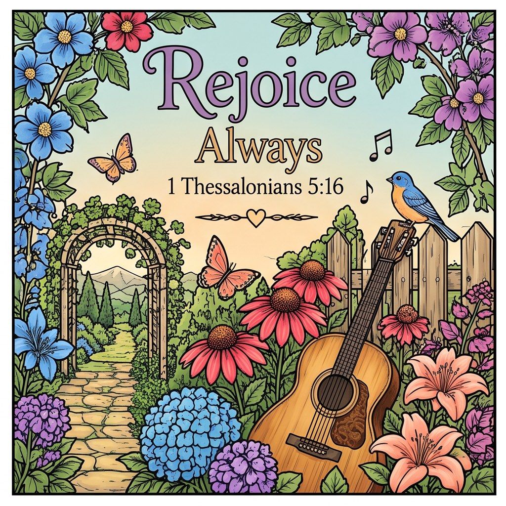 Full-colour reference for Rejoice Always