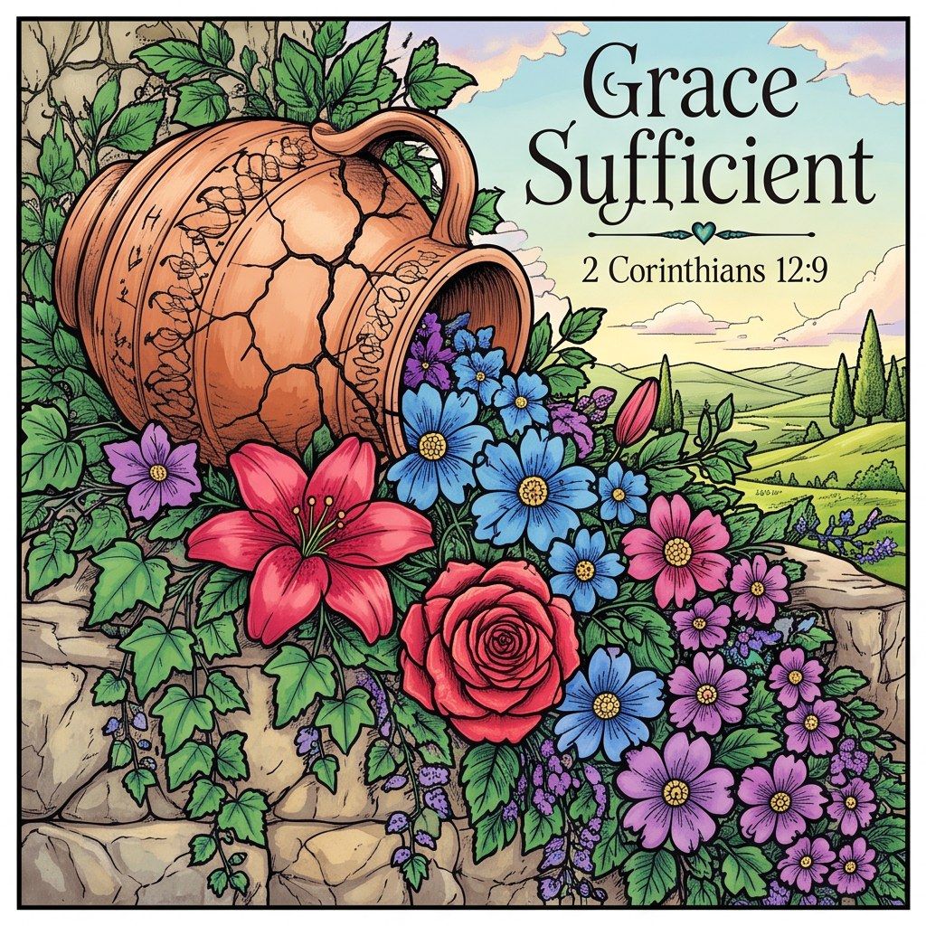Full-colour reference for Grace Sufficient