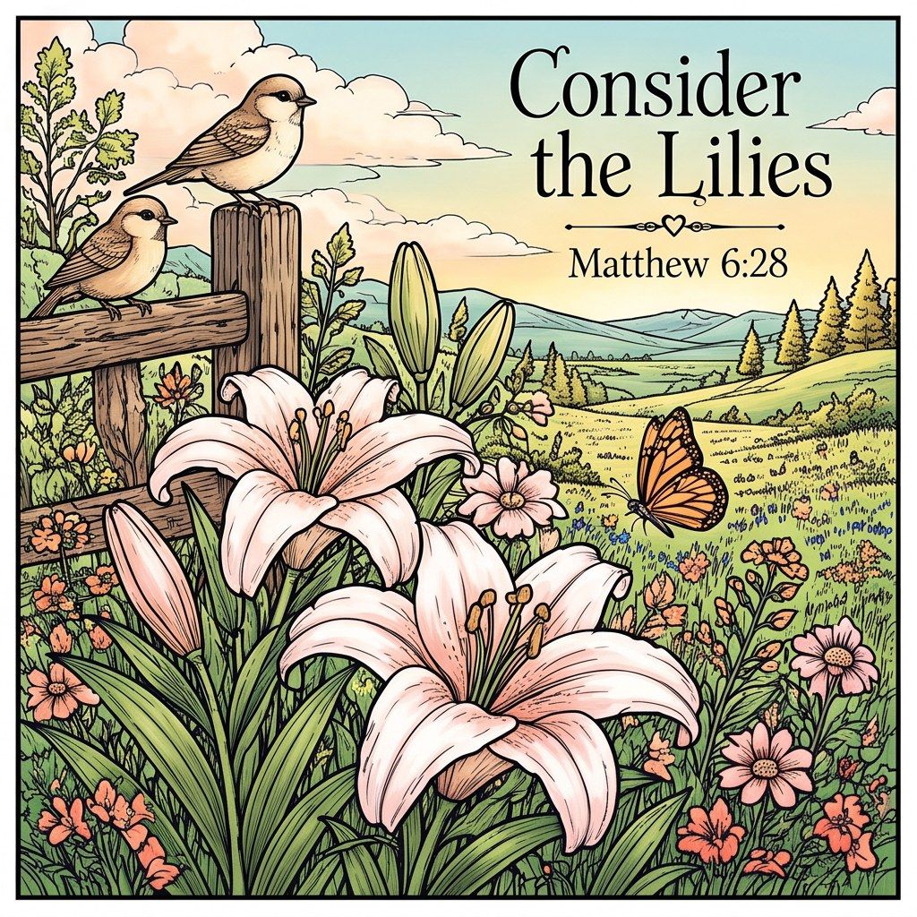 Full-colour reference for Consider the Lilies