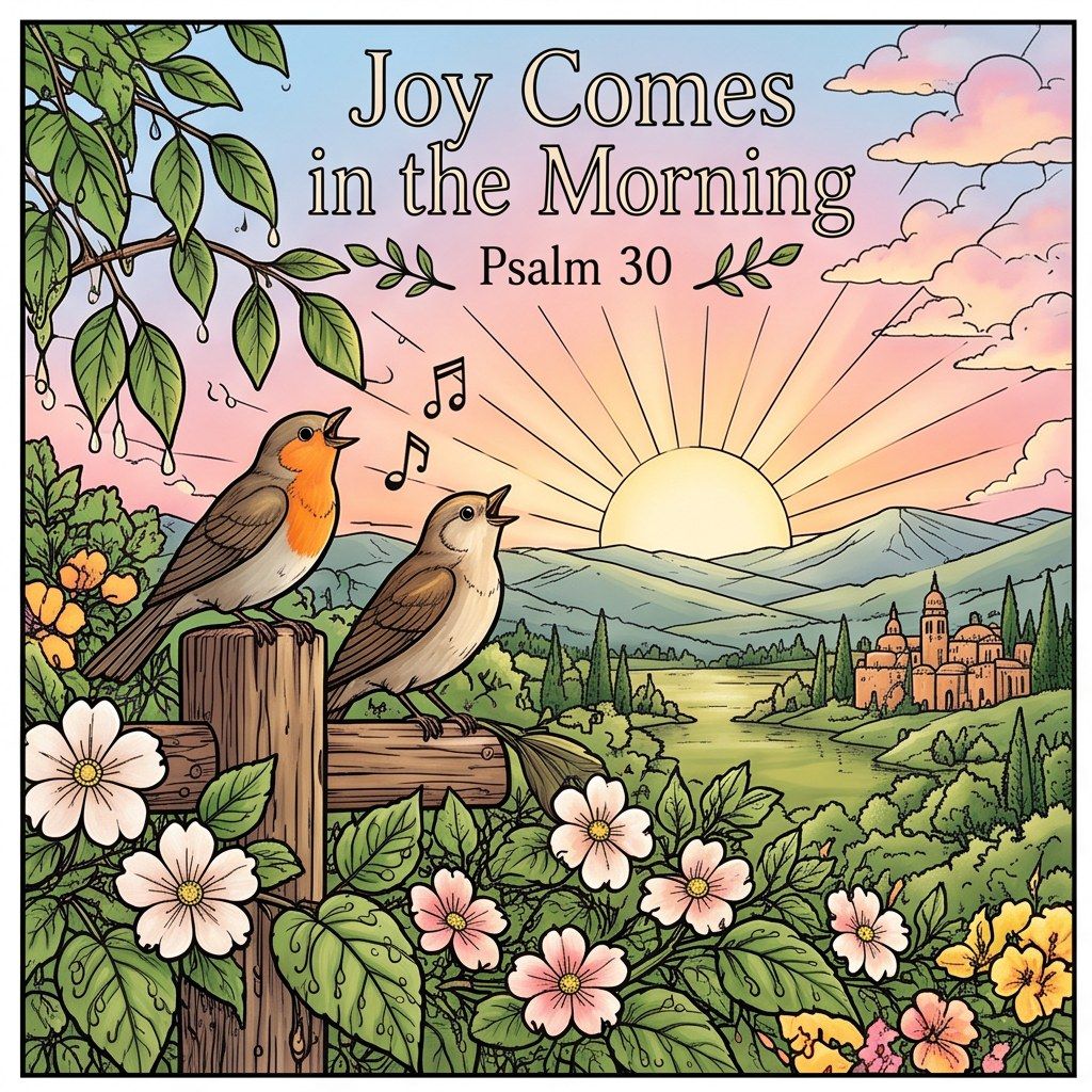 Full-colour reference for Joy Comes in the Morning