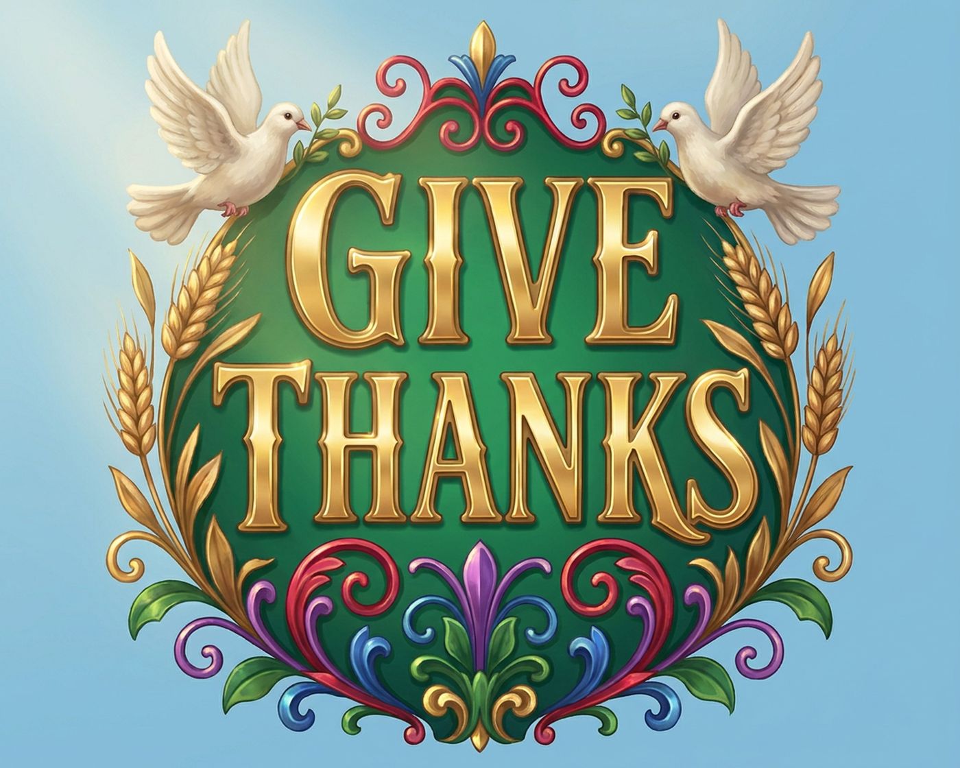 Full-colour reference for Give Thanks