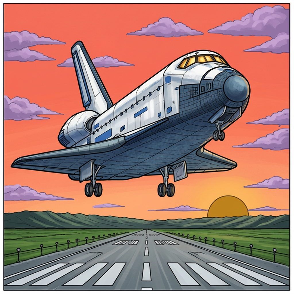 Full-colour reference for Reusable Orbiter Landing