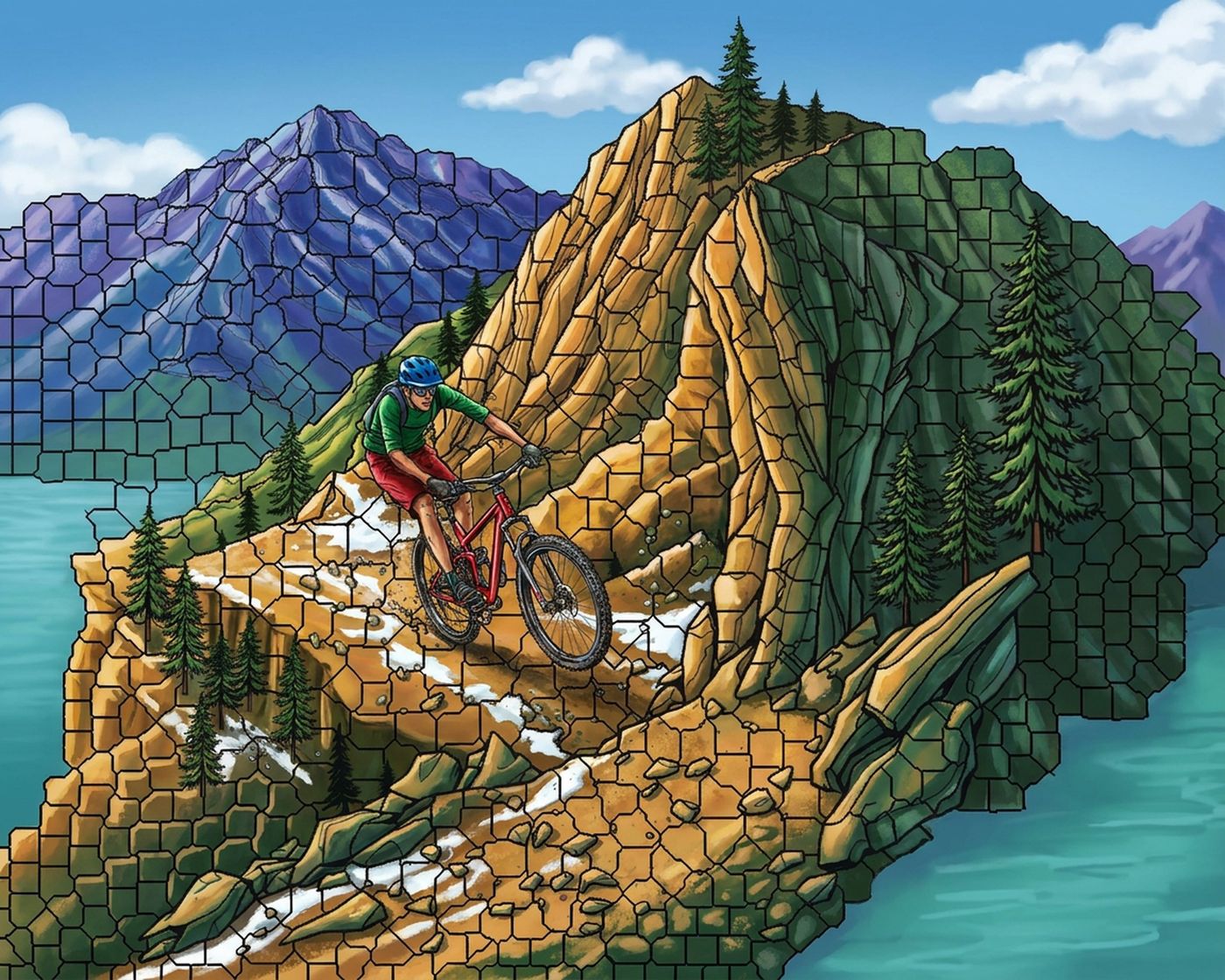 Full-colour reference for Downhill Rush