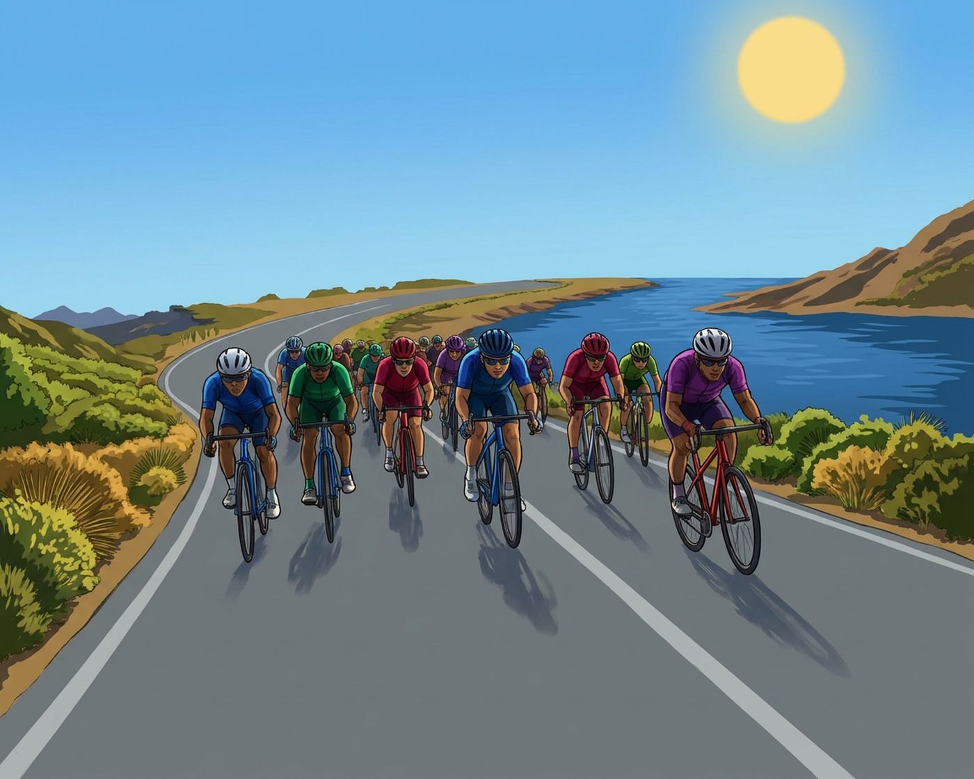 Full-colour reference for Peloton Sprint