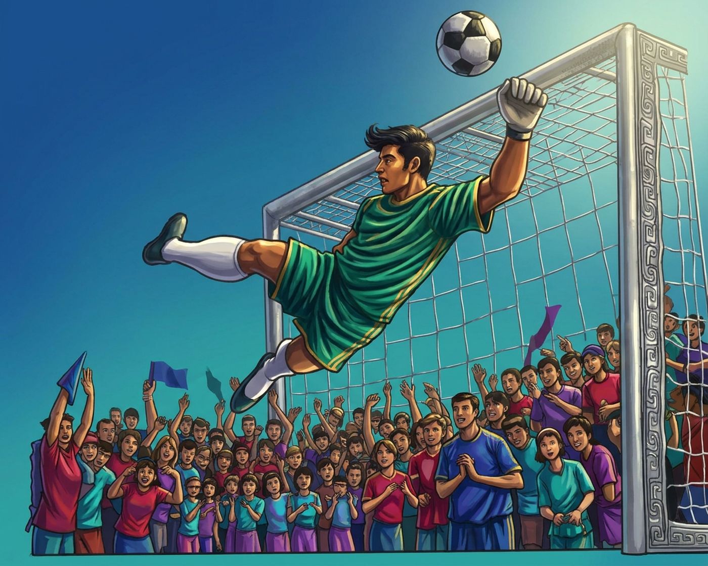 Full-colour reference for Goalkeeper's Dive