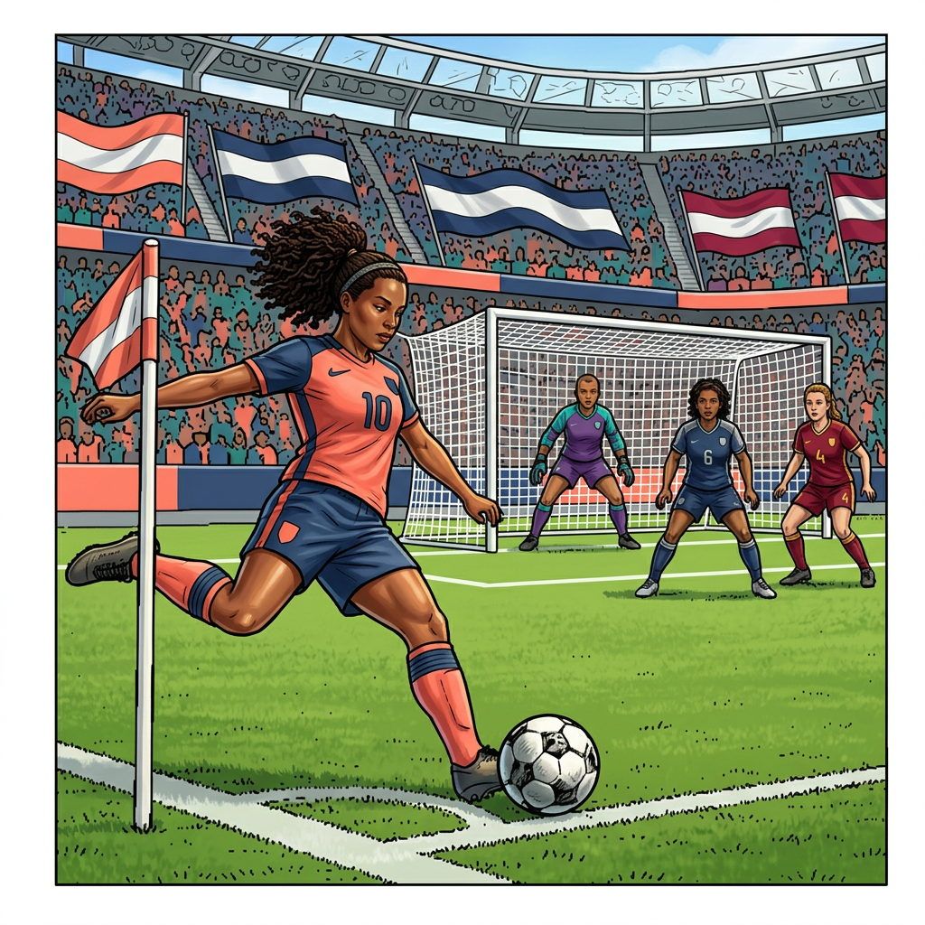 Full-colour reference for Women's Corner Kick Curve