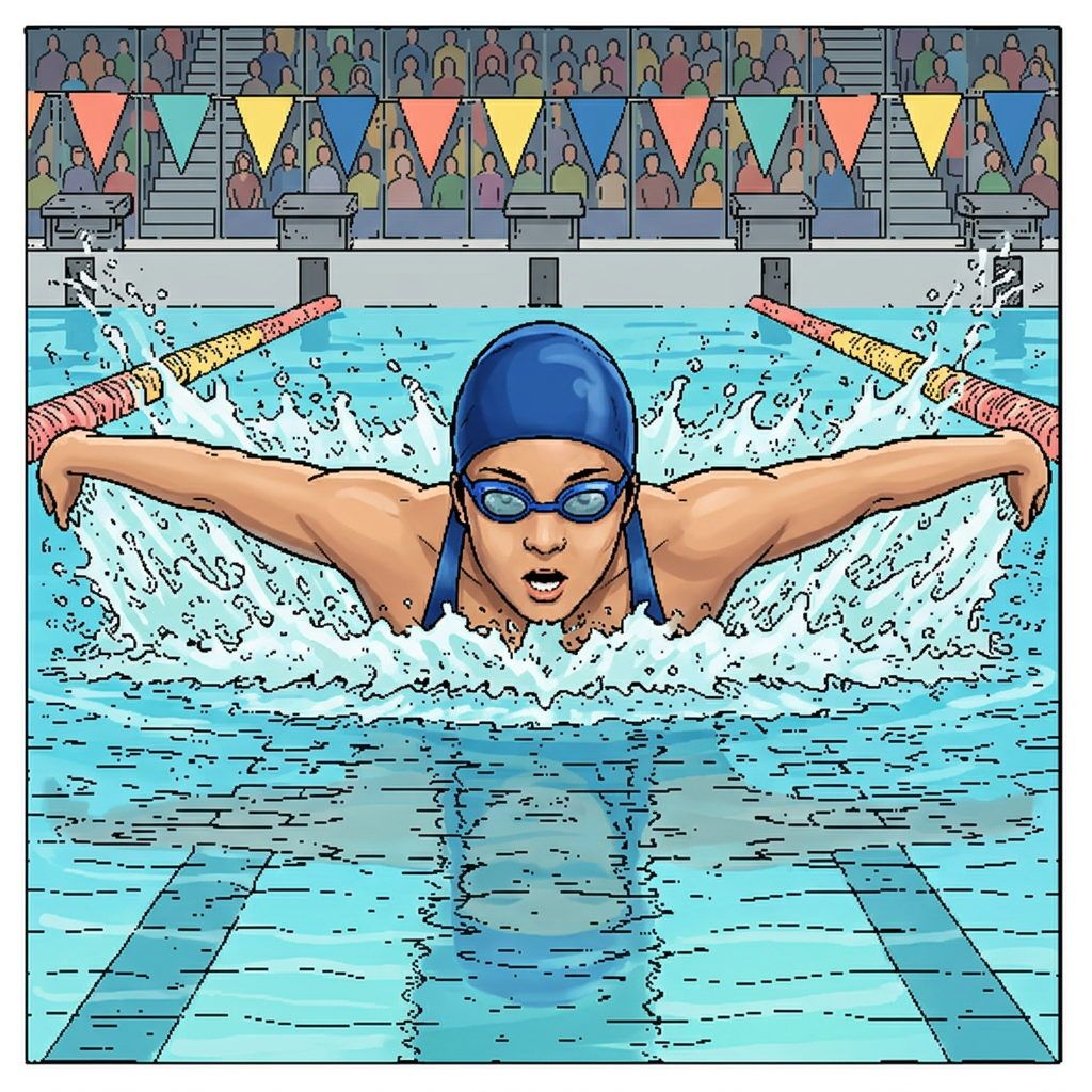 Full-colour reference for Women's Butterfly Stroke