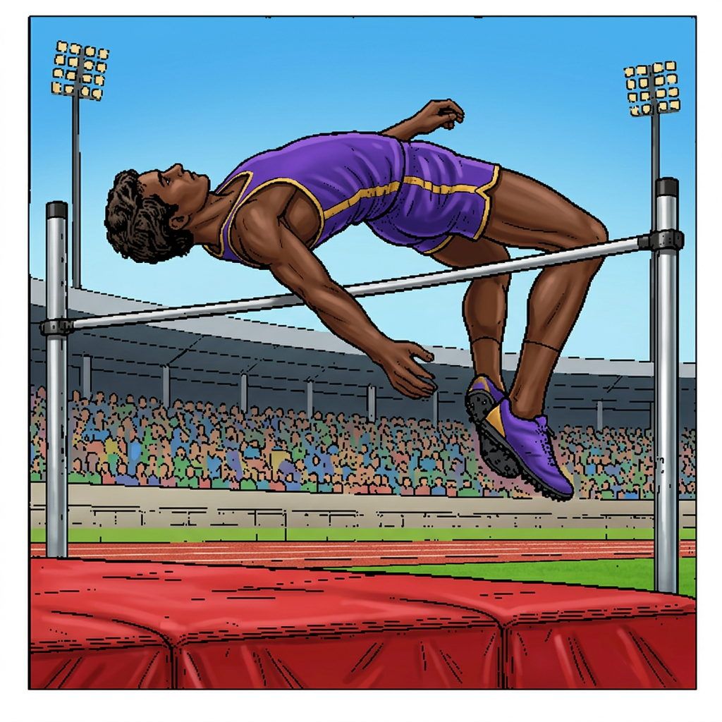 Full-colour reference for Men's High Jump Clearance