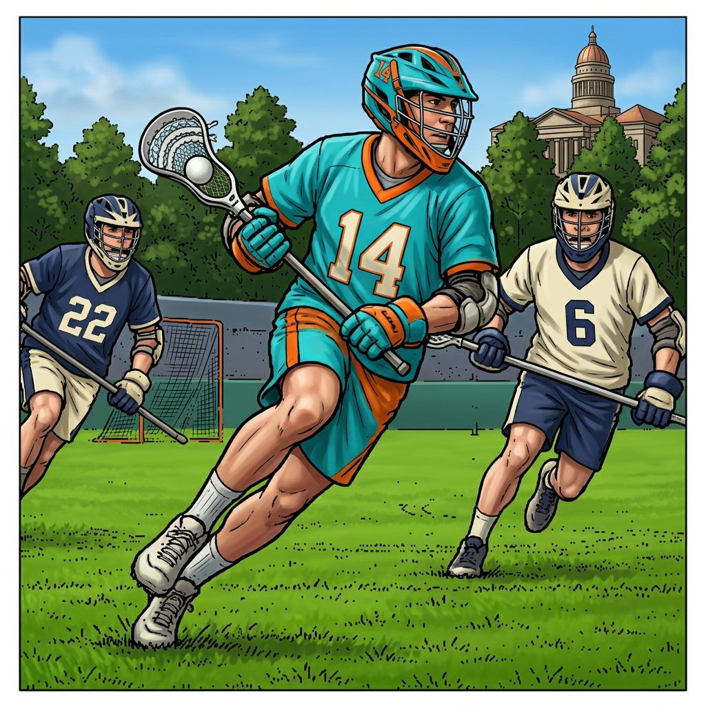 Full-colour reference for Lacrosse Field Break