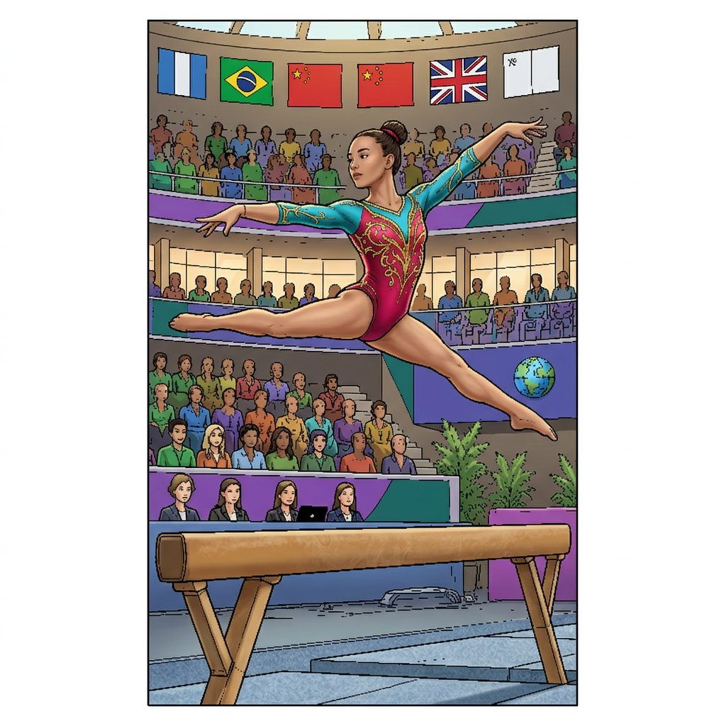 Full-colour reference for Women's Balance Beam Flight