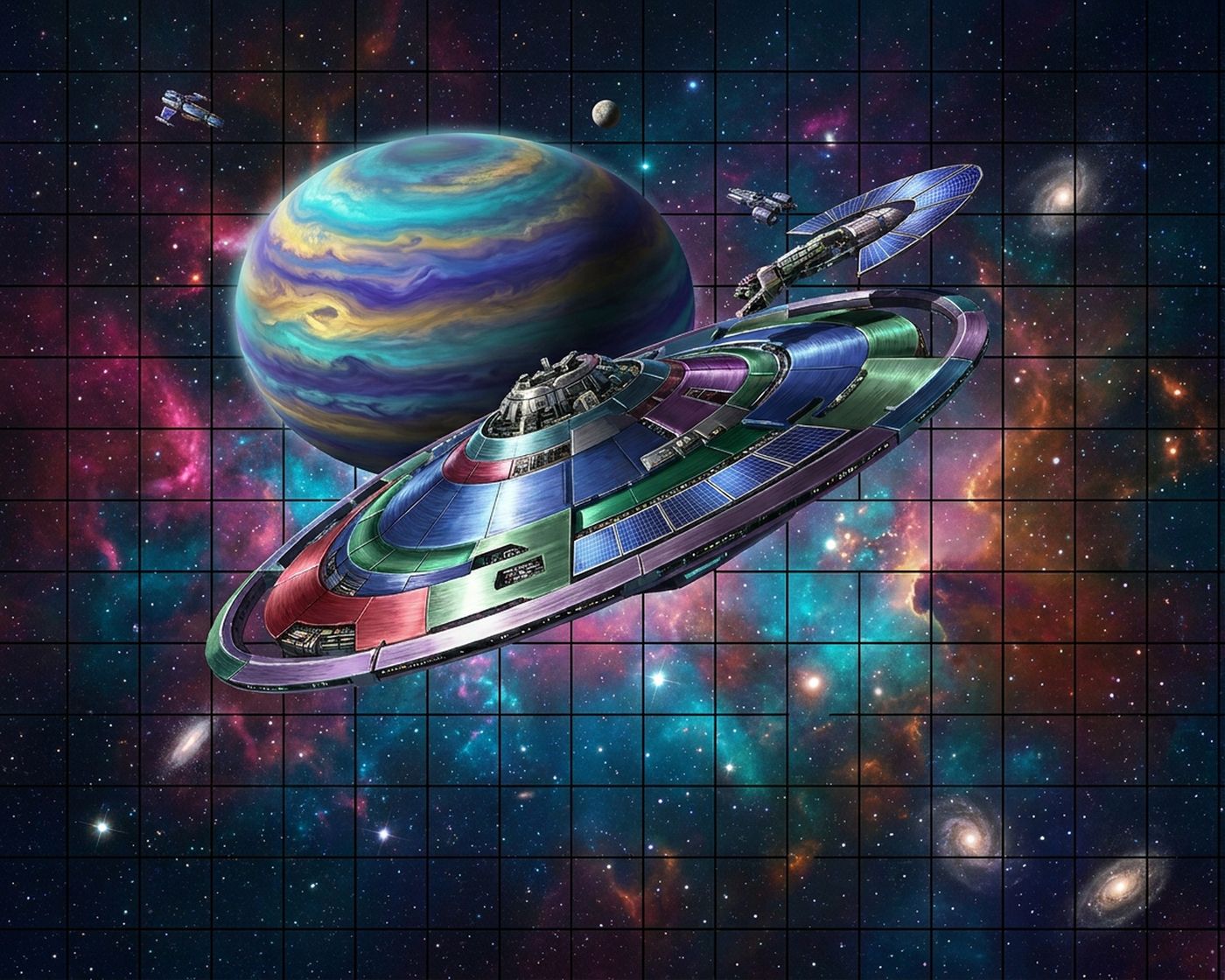 Full-colour reference for Deep Space Approach