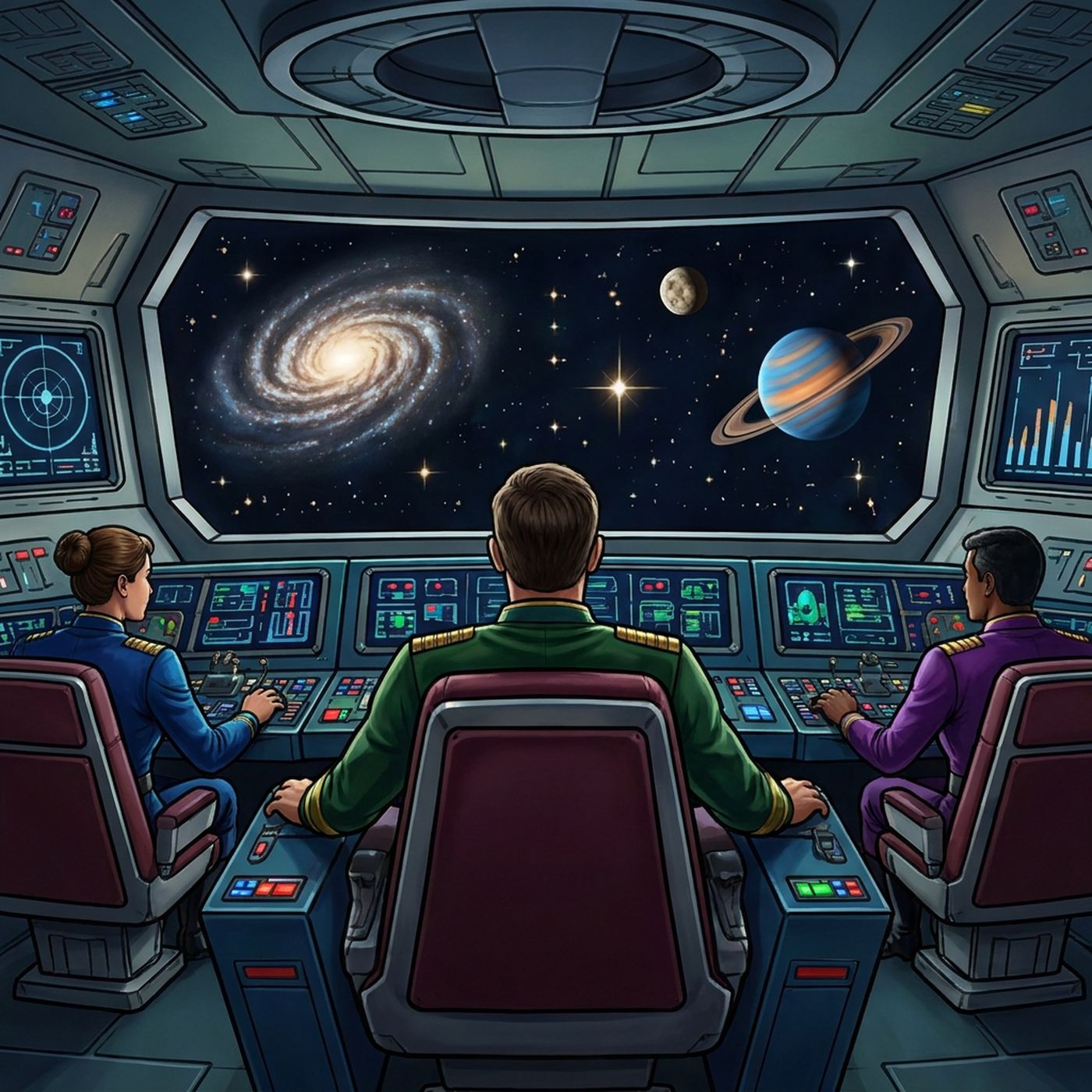 Full-colour reference for Starship Bridge