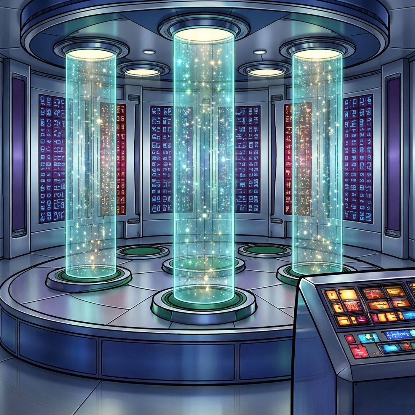 Full-colour reference for Transporter Room