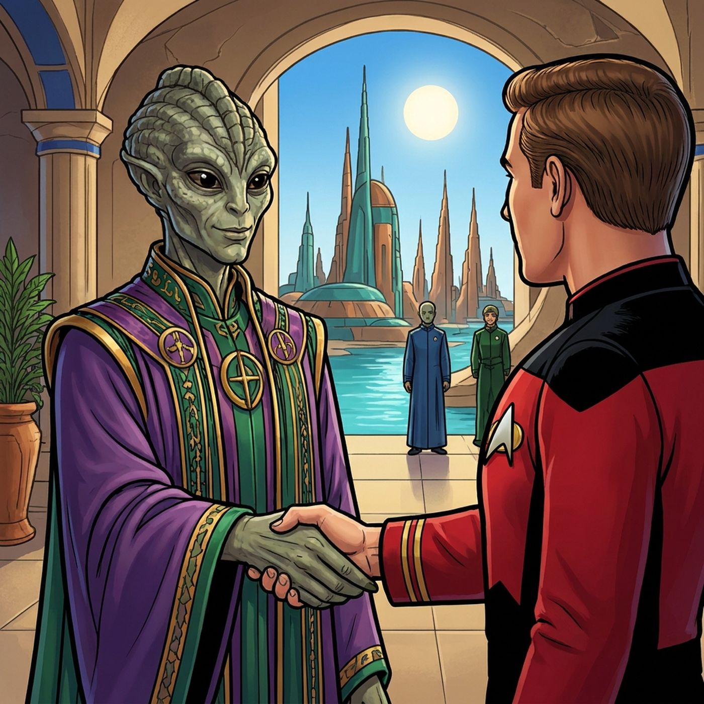 Full-colour reference for Diplomat Greeting