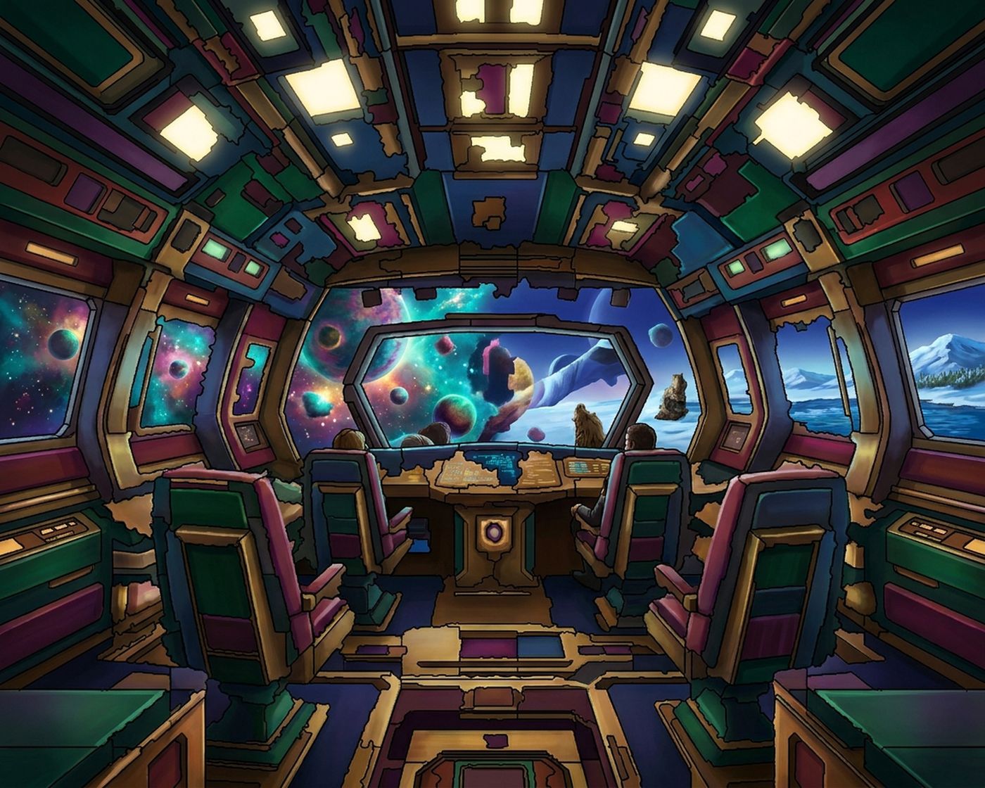 Full-colour reference for Starship Bridge