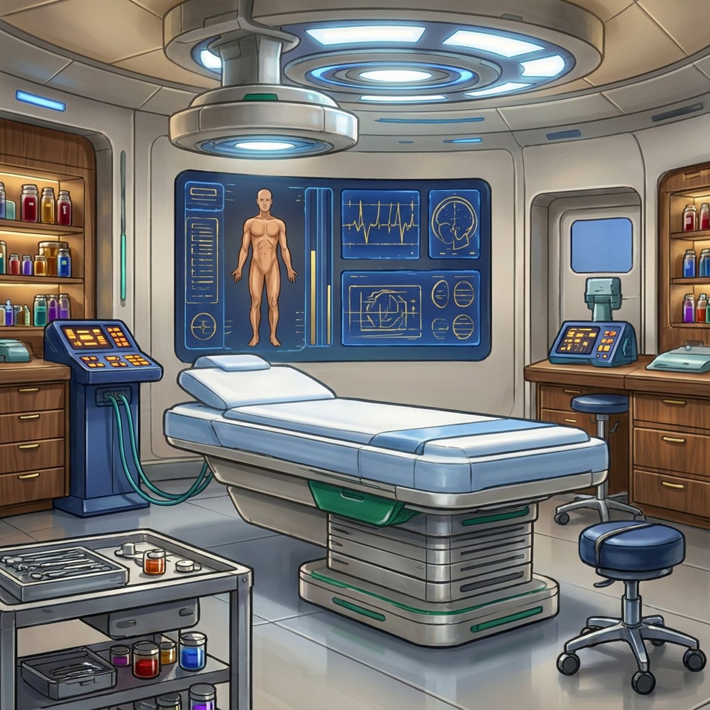 Full-colour reference for Medical Bay