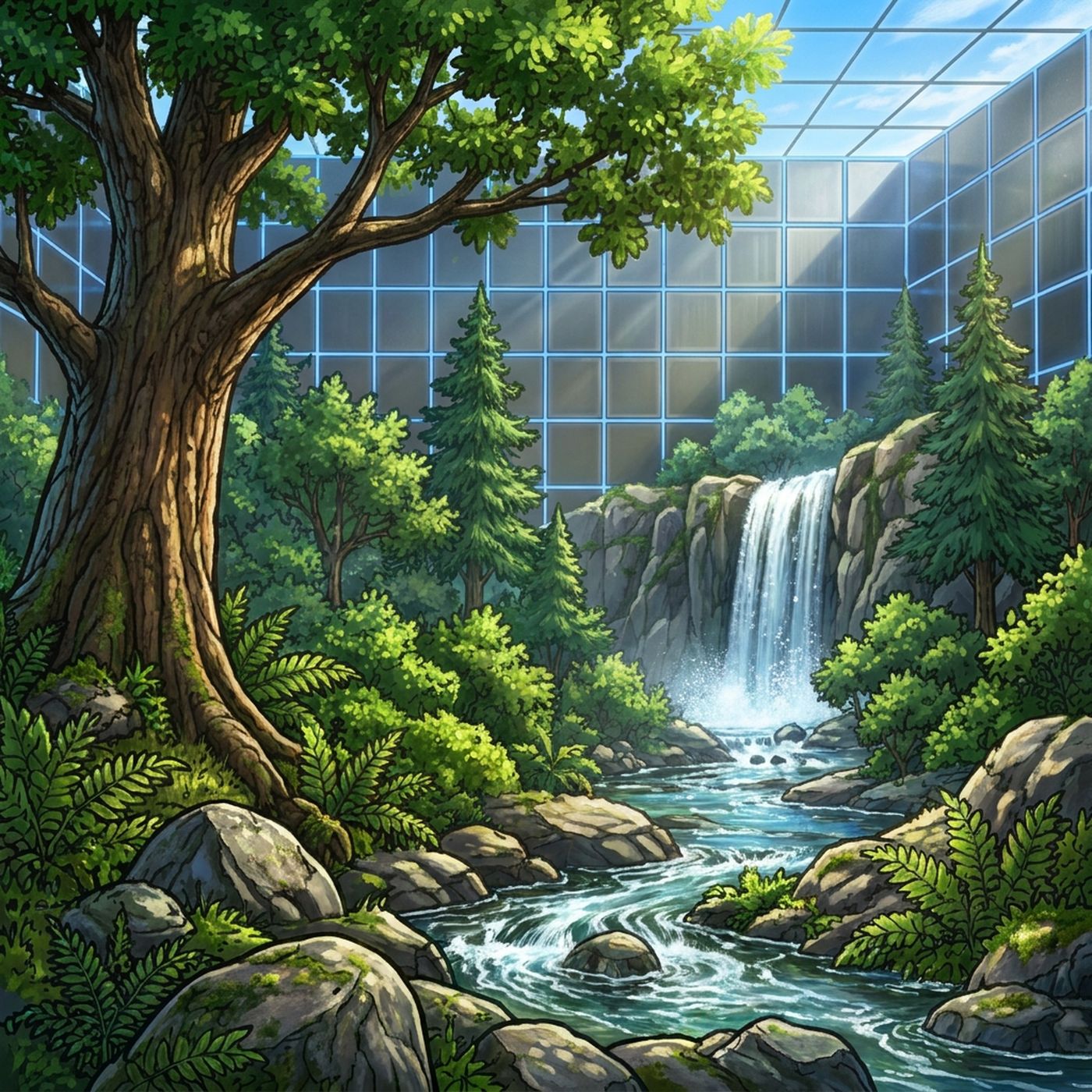 Full-colour reference for Holodeck Forest