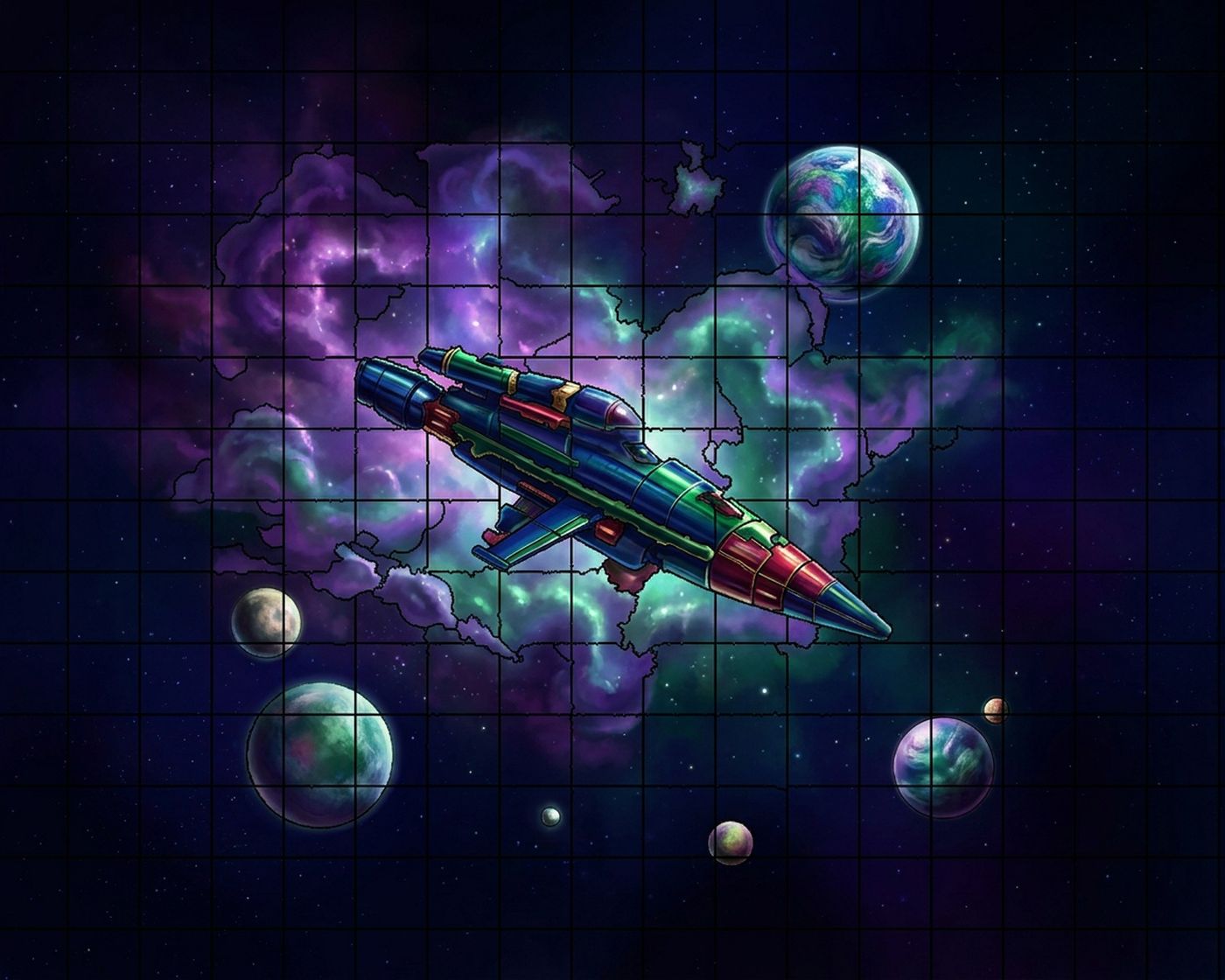 Full-colour reference for Nebula Passage