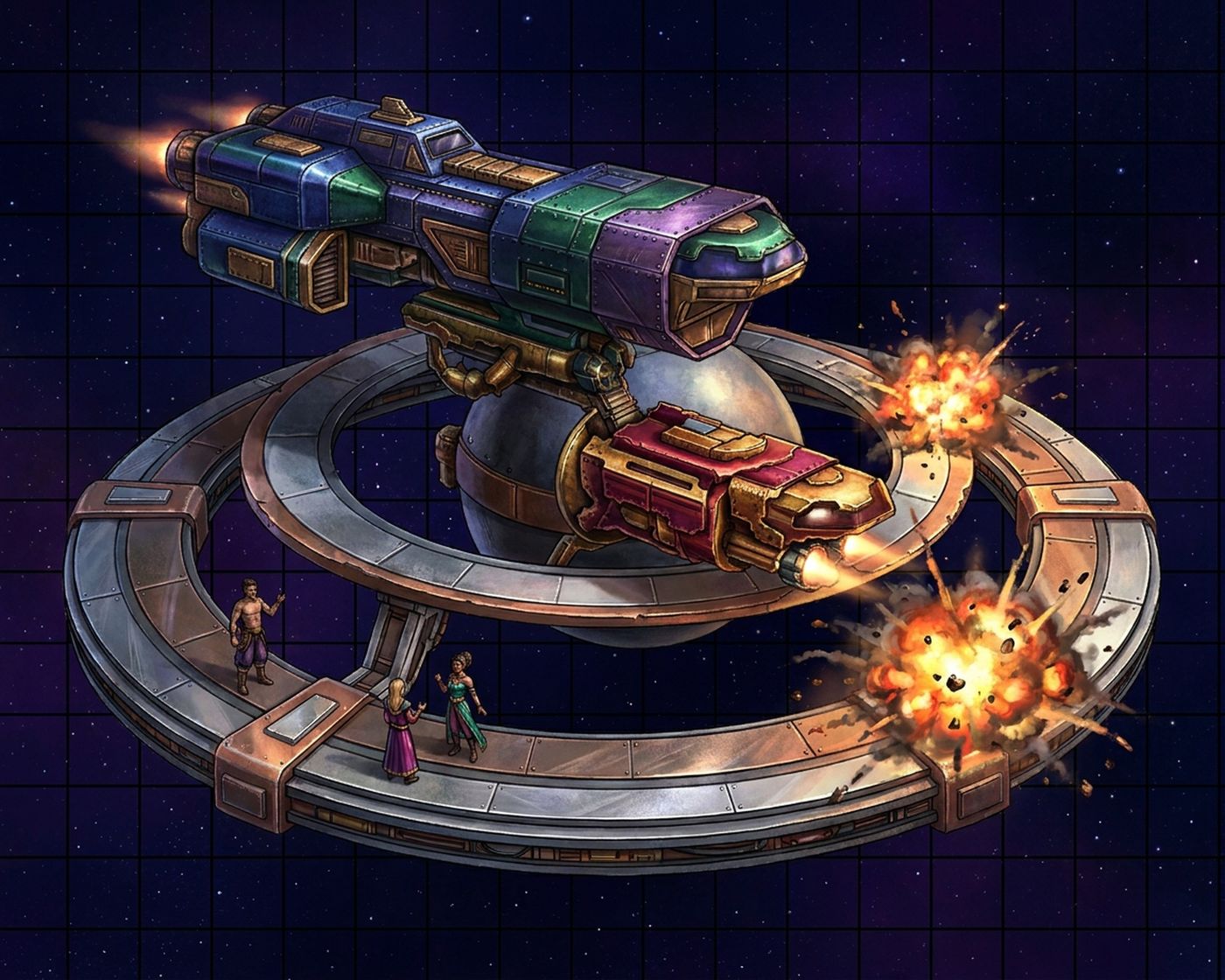 Full-colour reference for Station Orbit