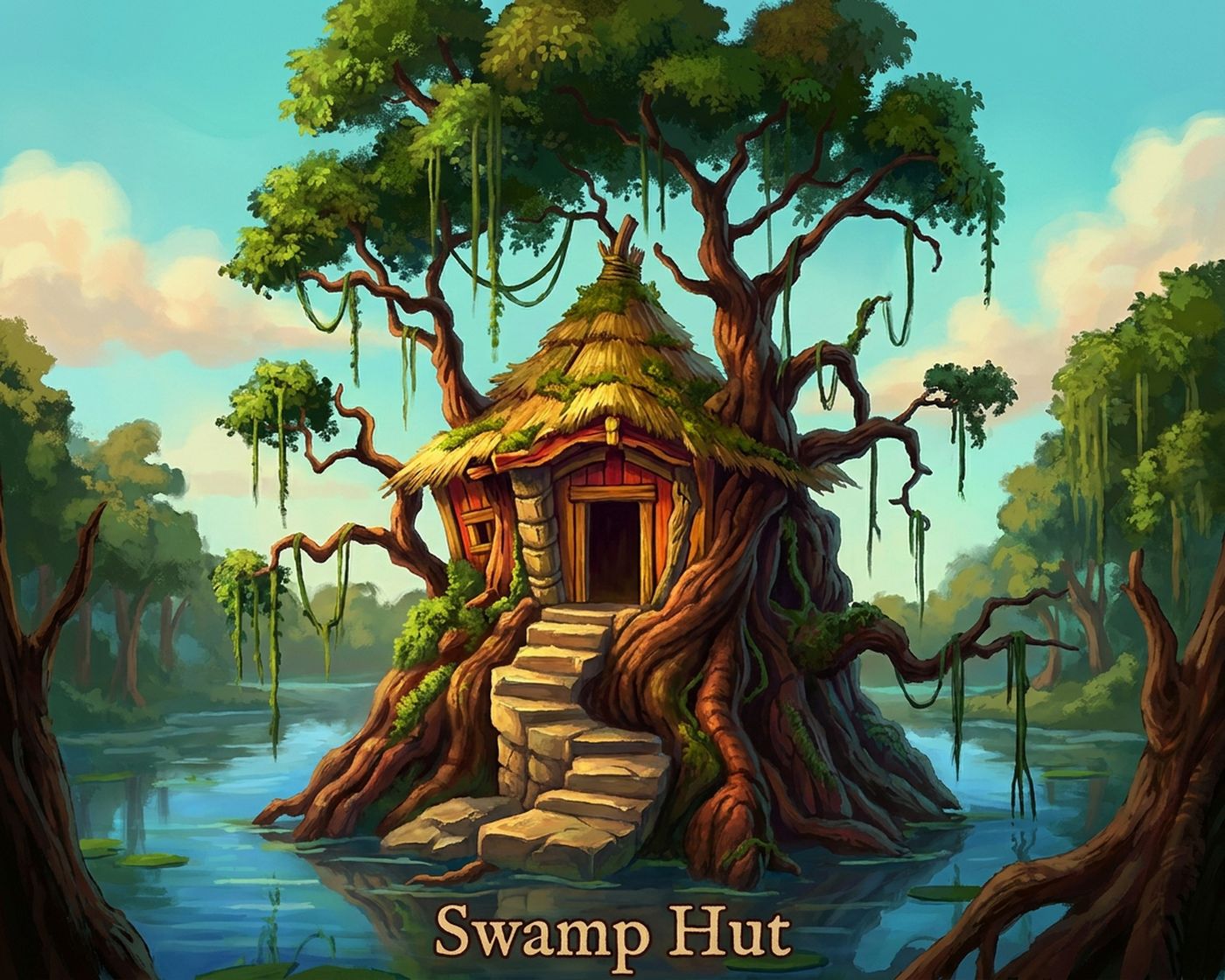 Full-colour reference for Swamp Hut