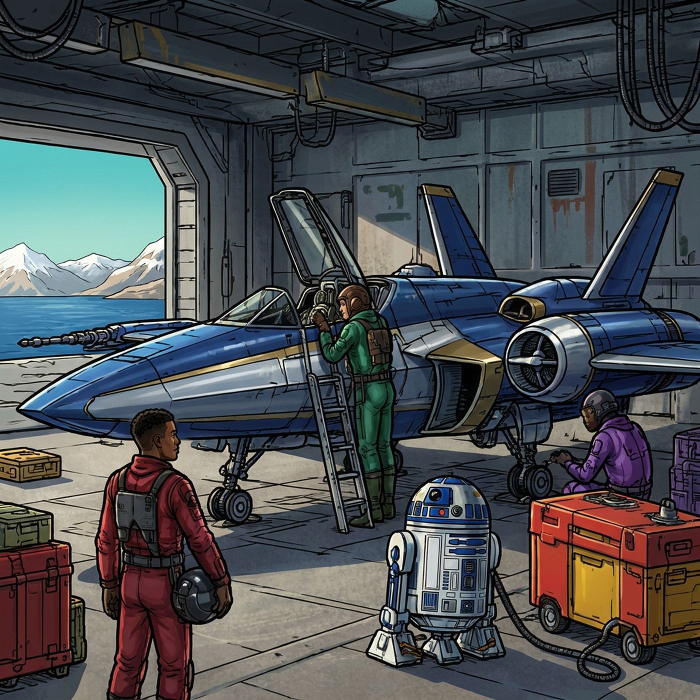 Full-colour reference for Starfighter Hangar