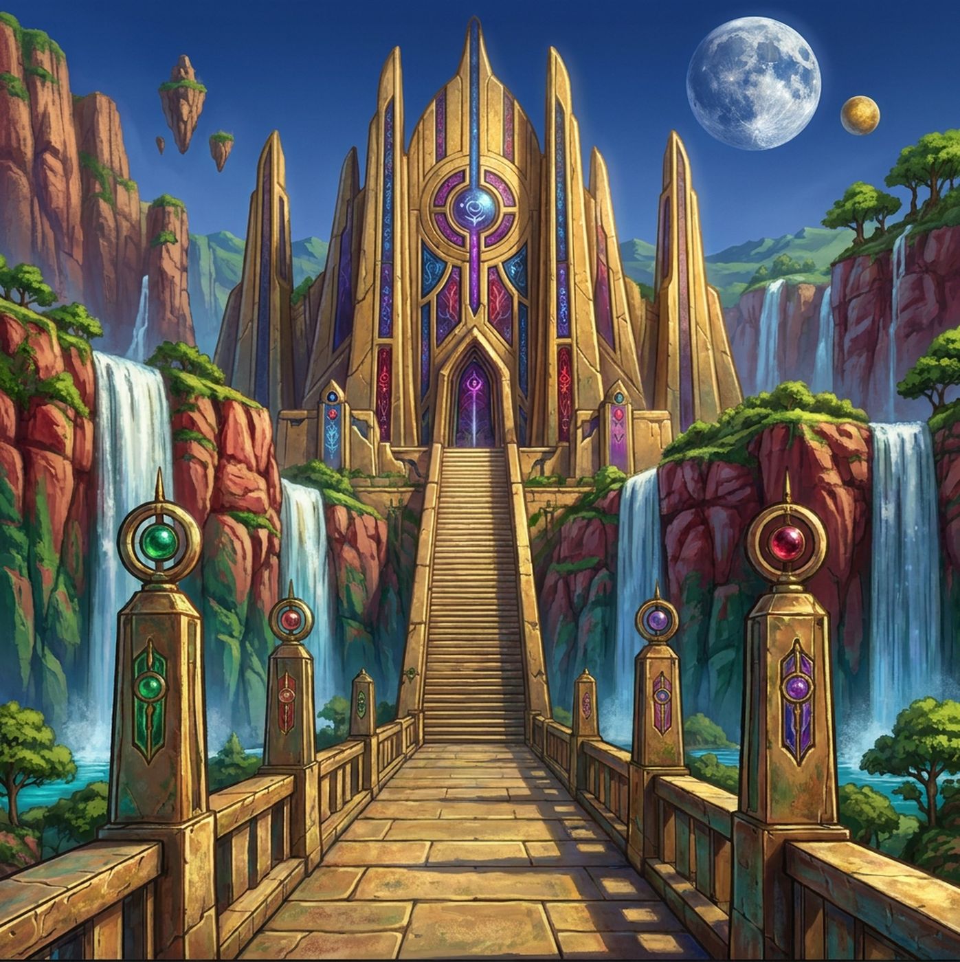 Full-colour reference for Cosmic Temple