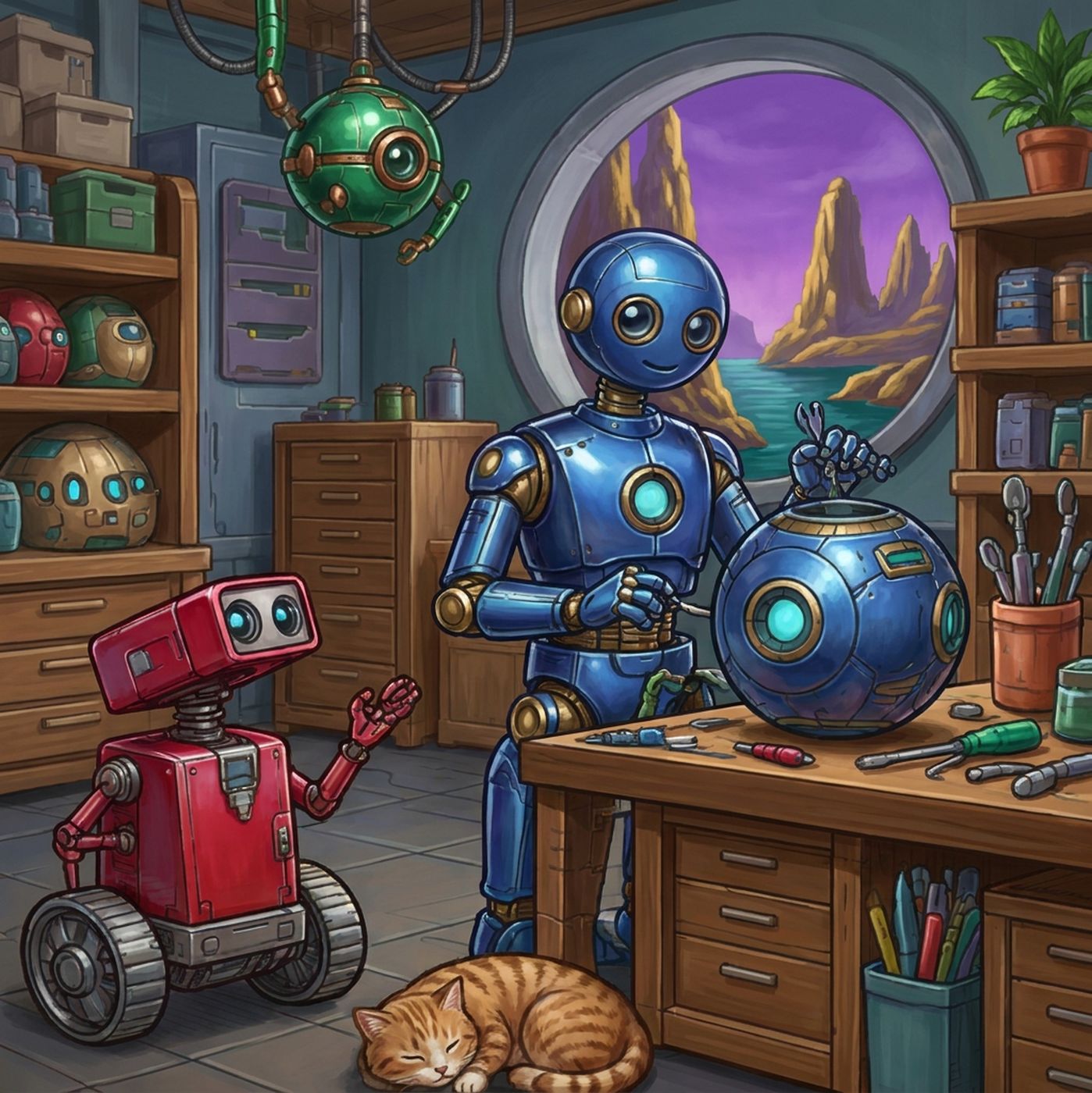 Full-colour reference for Robot Workshop