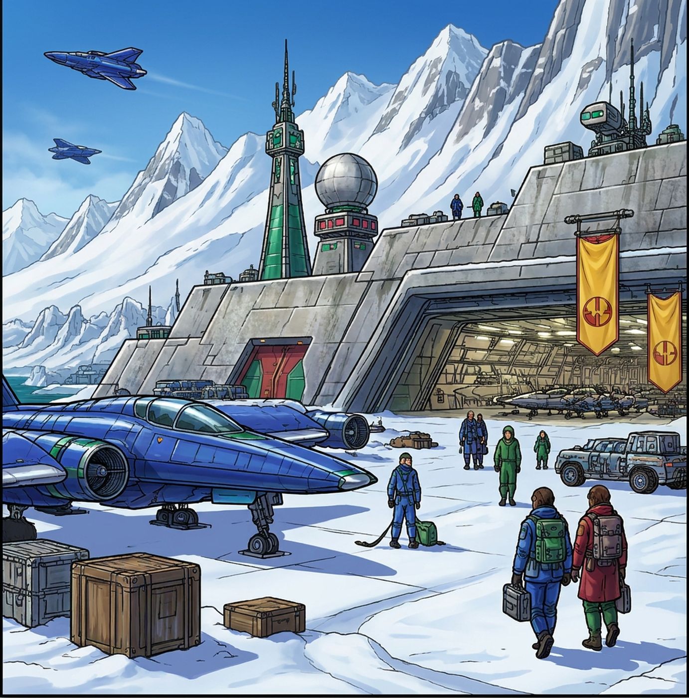 Full-colour reference for Ice World Base