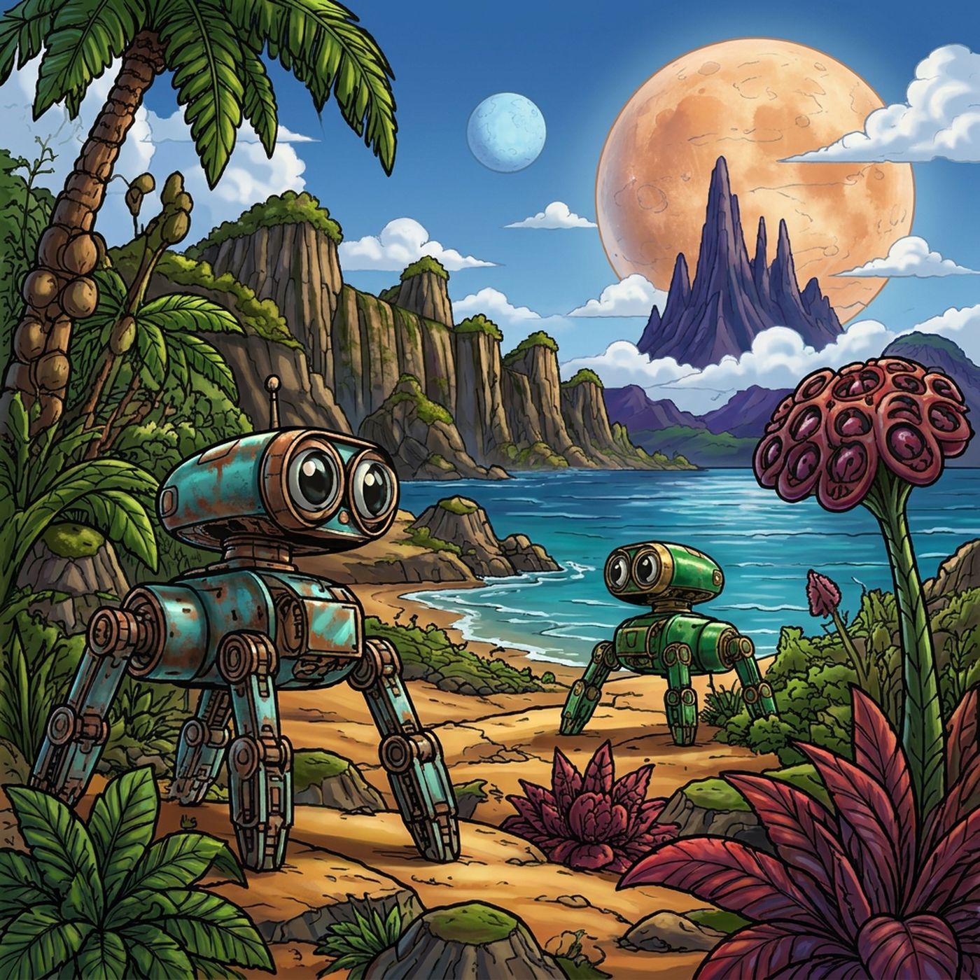 Full-colour reference for Tropical Exploration Moon