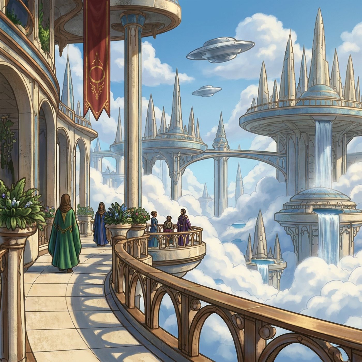 Full-colour reference for Cloud City Promenade